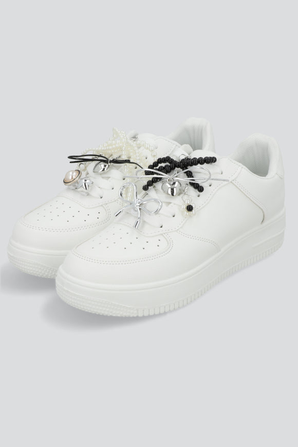 Shoe Multicharms Moño Perlas