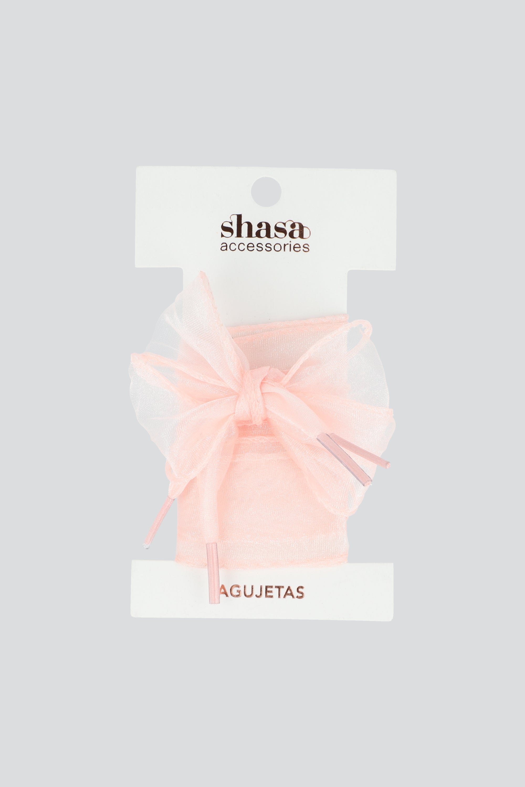 Shoe Set Agujetas Organza ROSA