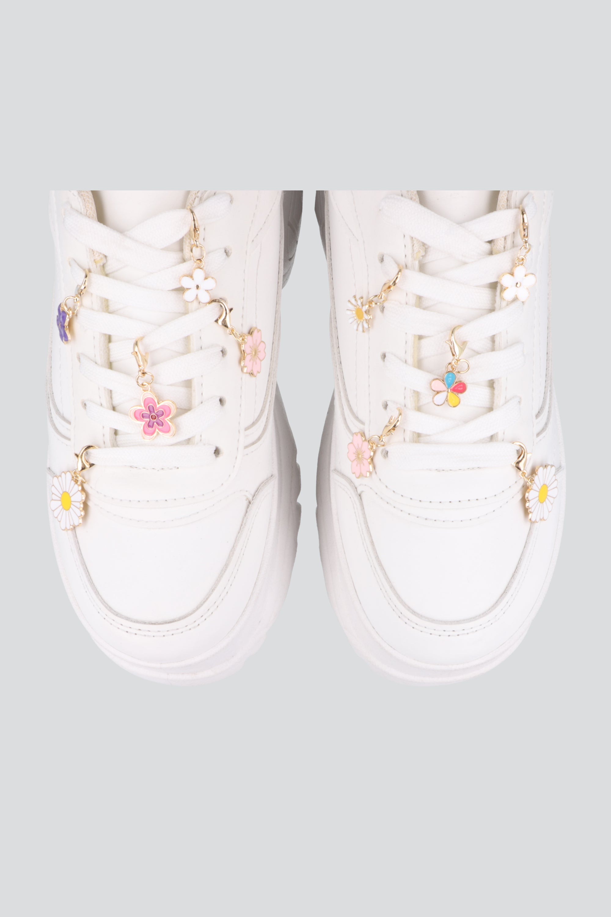 Shoe Set 16 Charms Flor MULTICOLOR