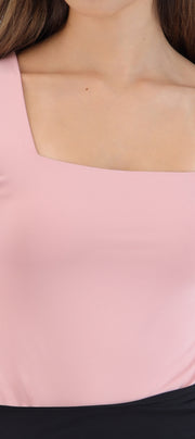 Body escote cuadrado manga larga