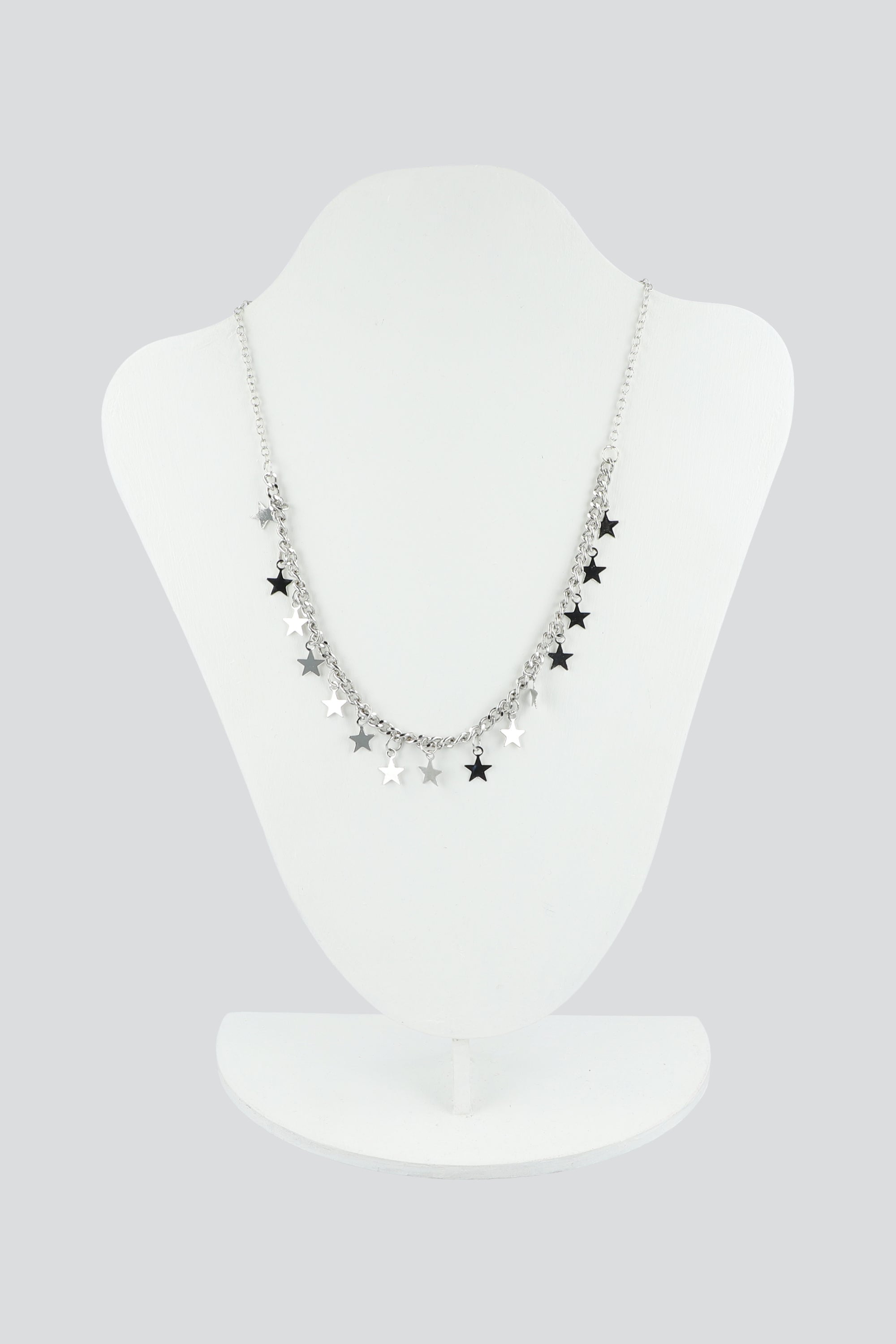 Collar multi estrella PLATA