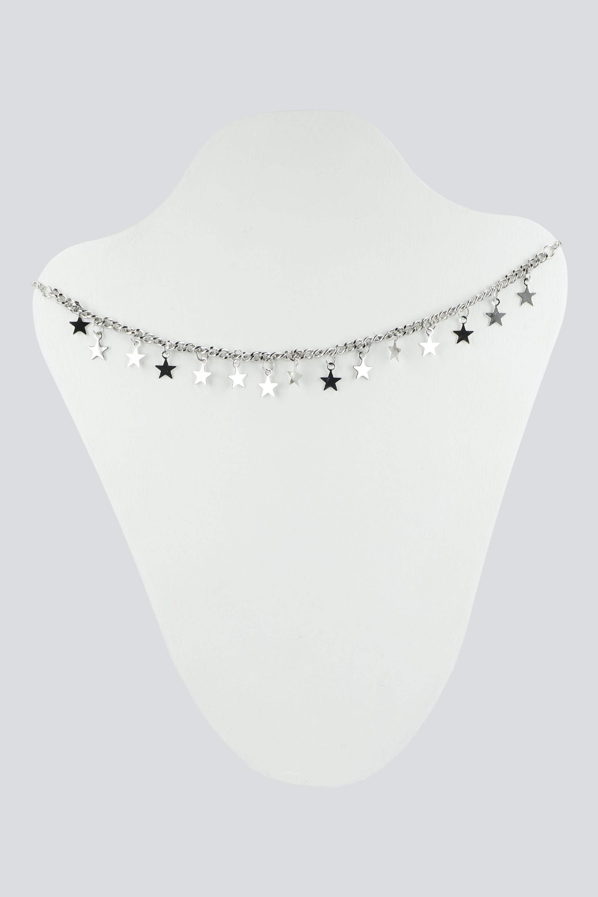 Collar multi estrella PLATA