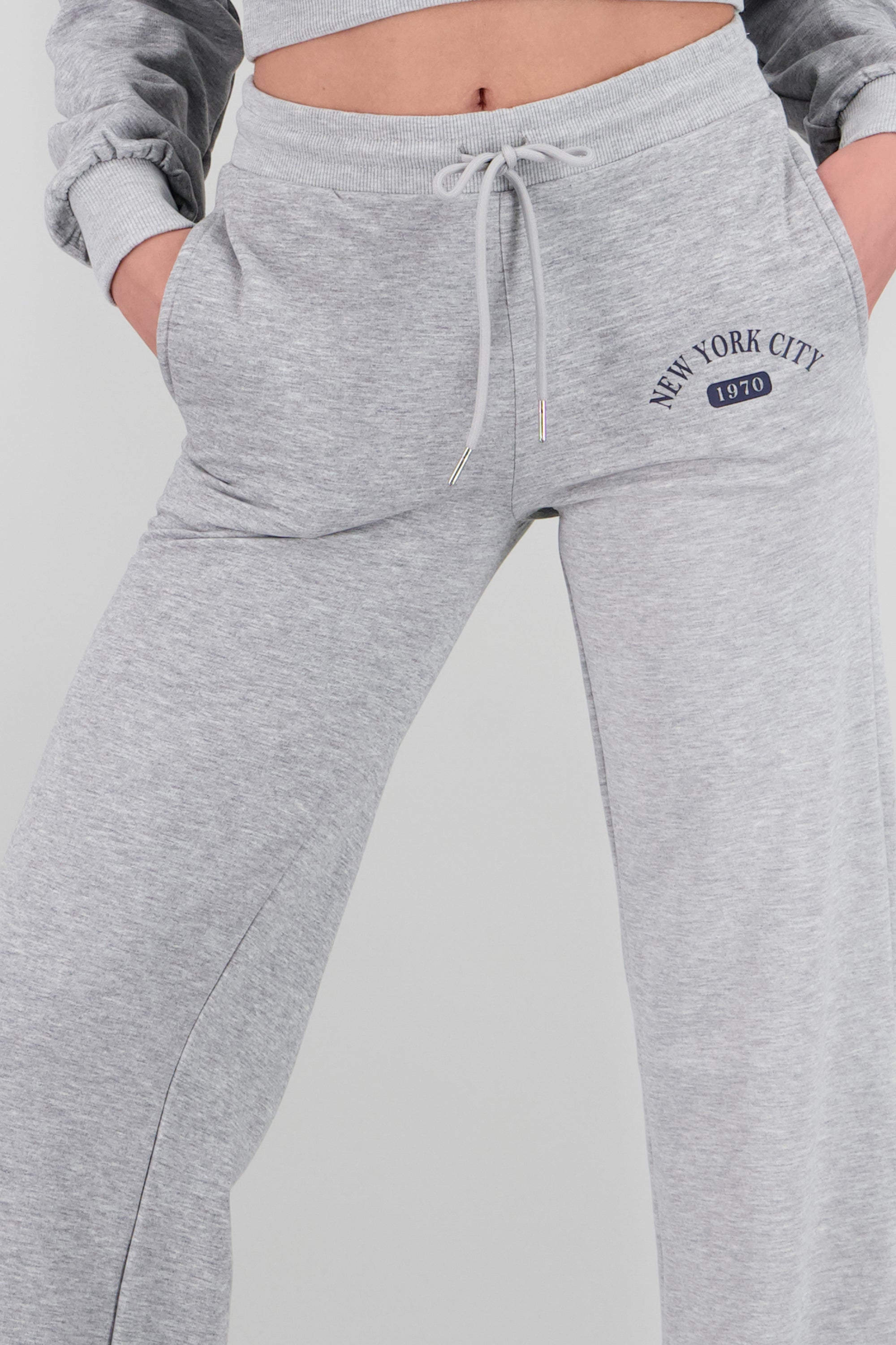 Pants New York detalle pretina GRIS JASPE