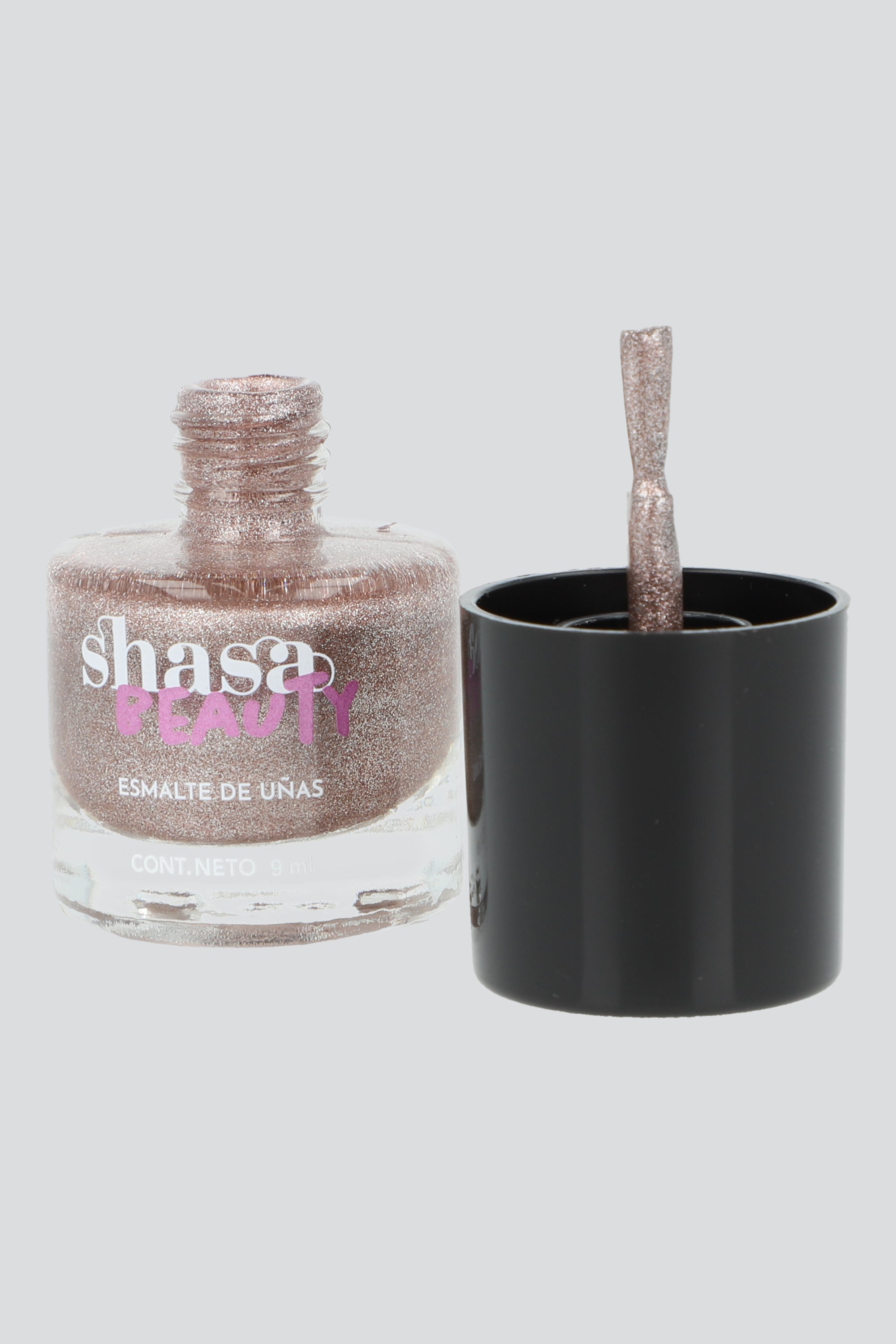 Esmalte efecto arena glitter COBRE