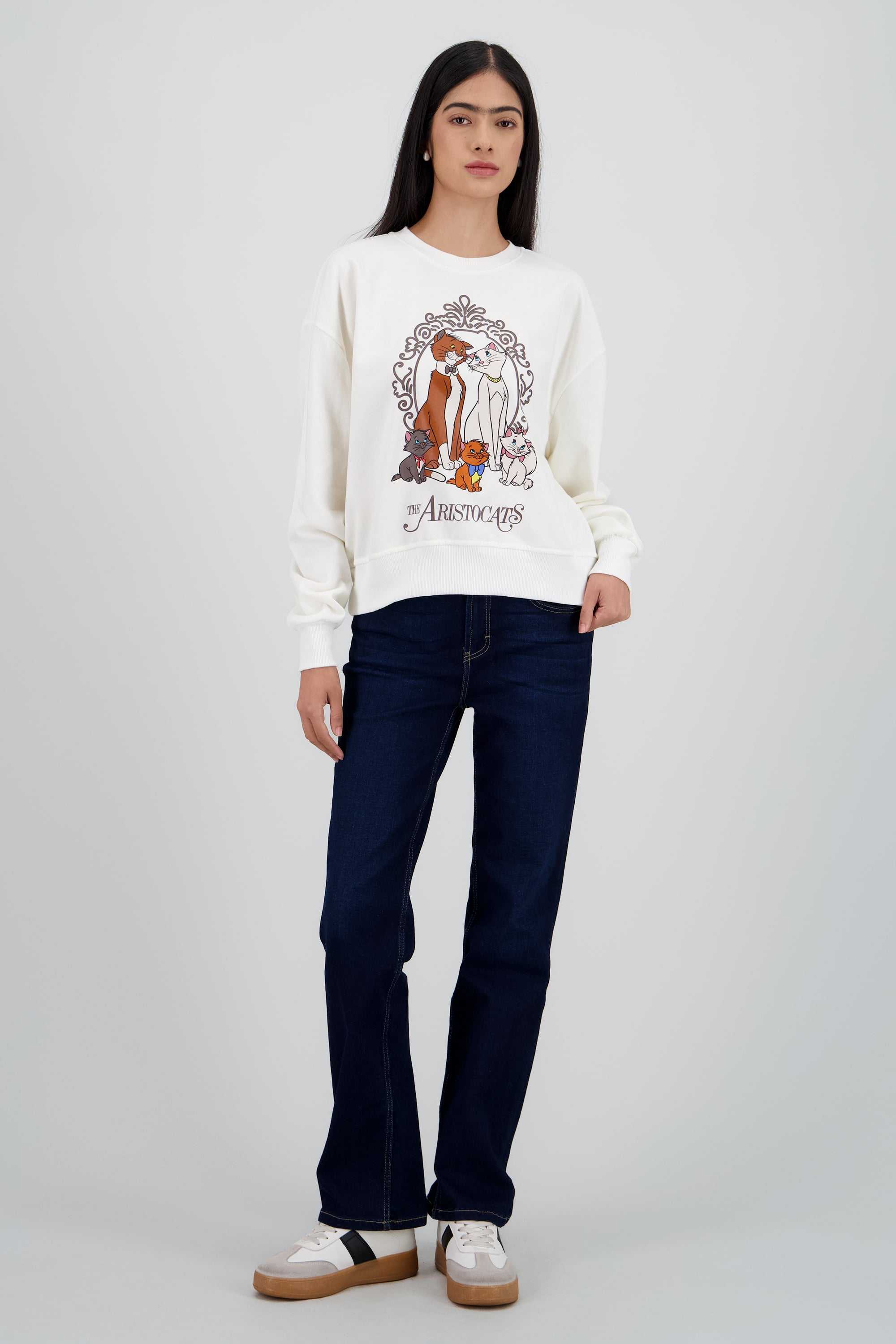 Sudadera aristogatos BLANCO