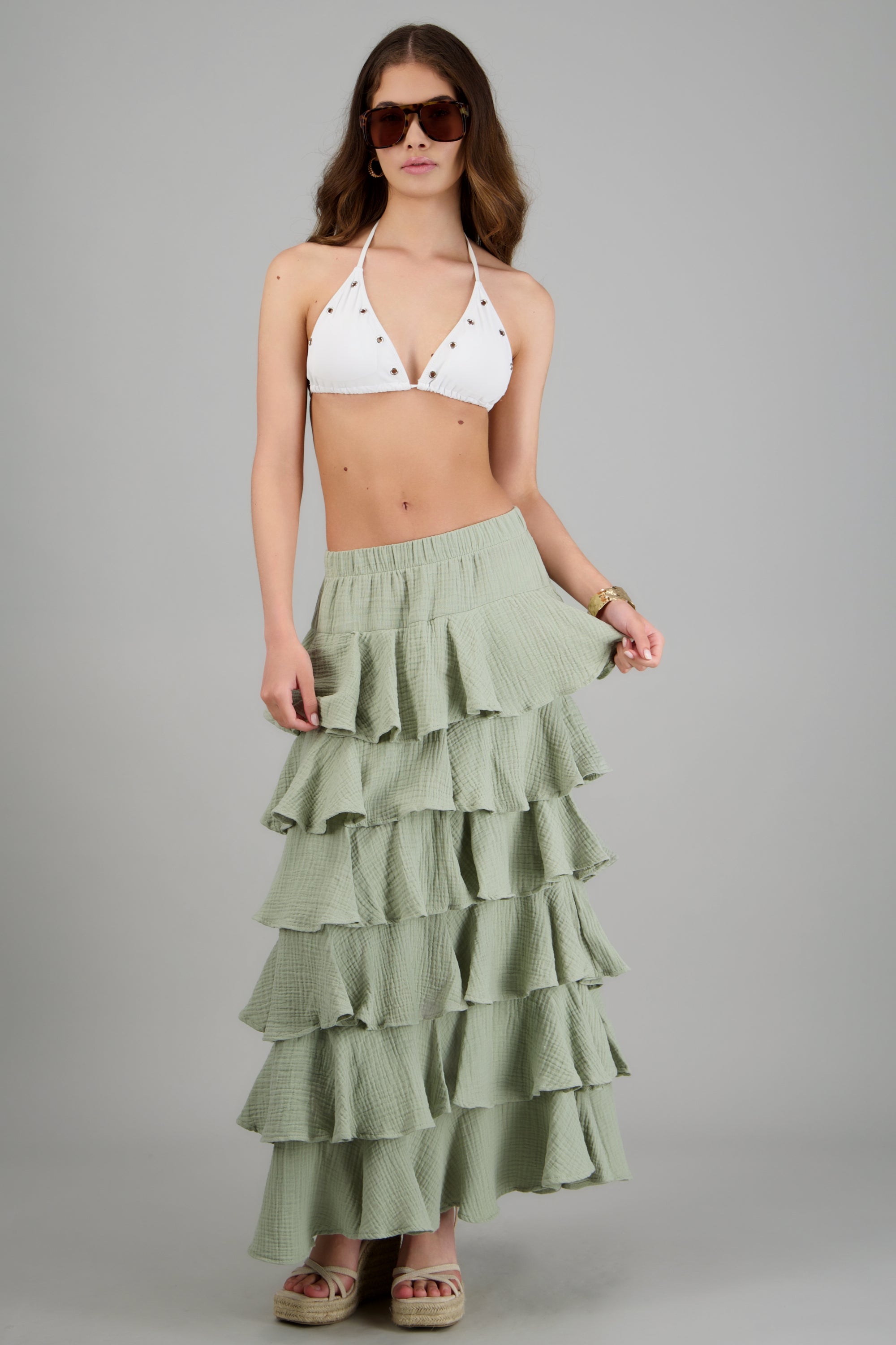 Falda maxi olanes ligera JADE