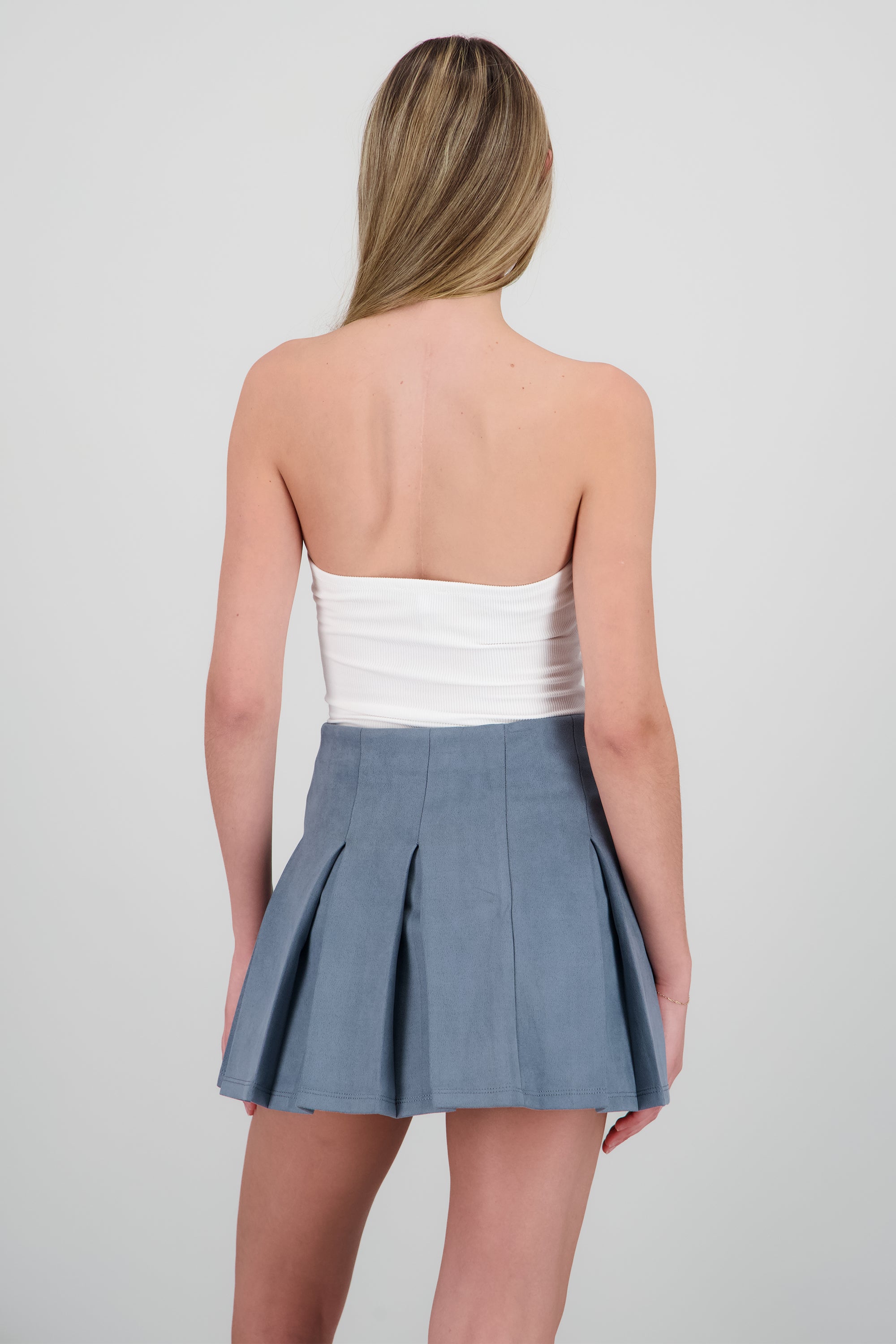 Top strapless detalle nudo BLANCO