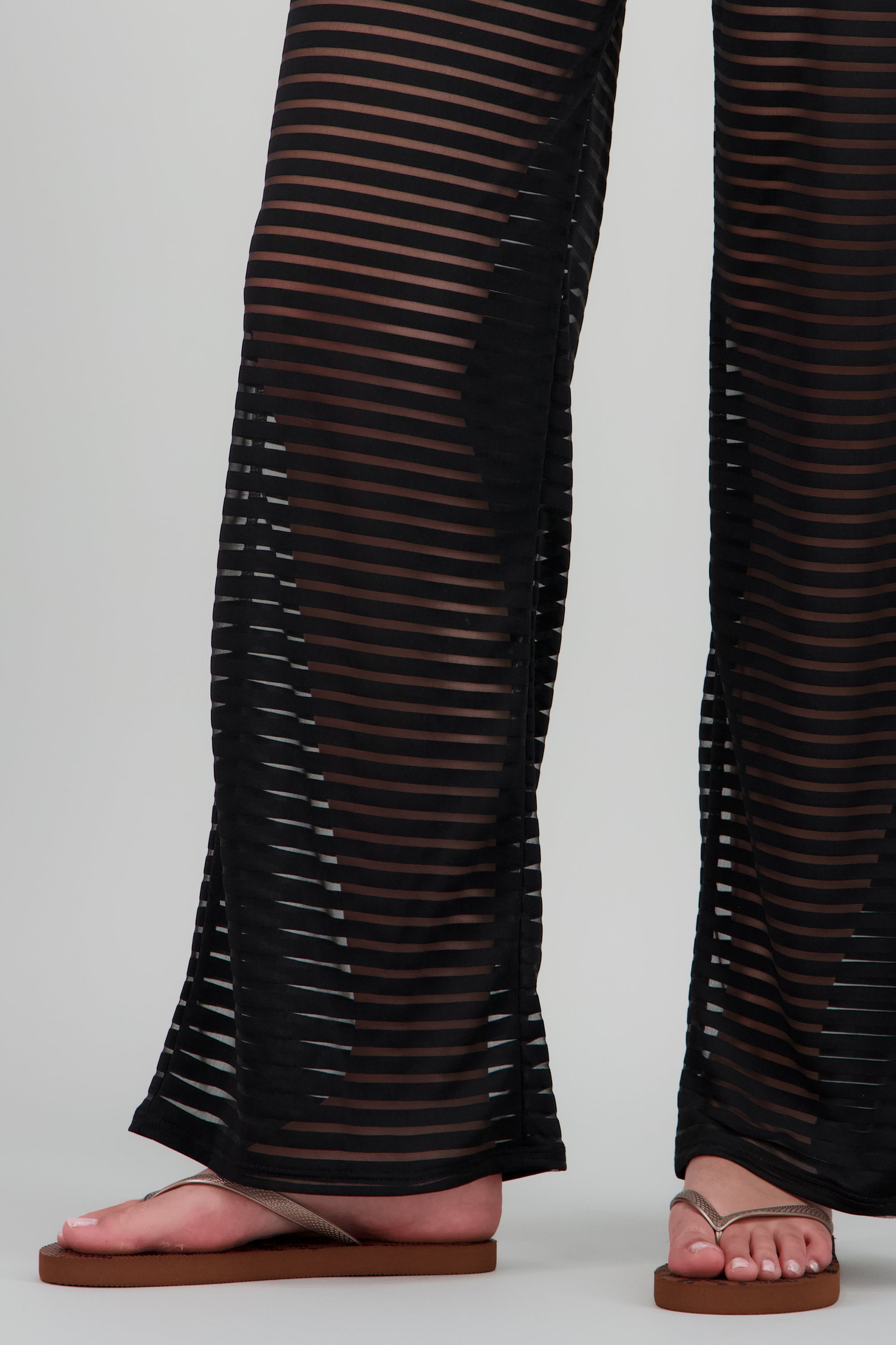 Flip flop animal print chinela metalica CAFE