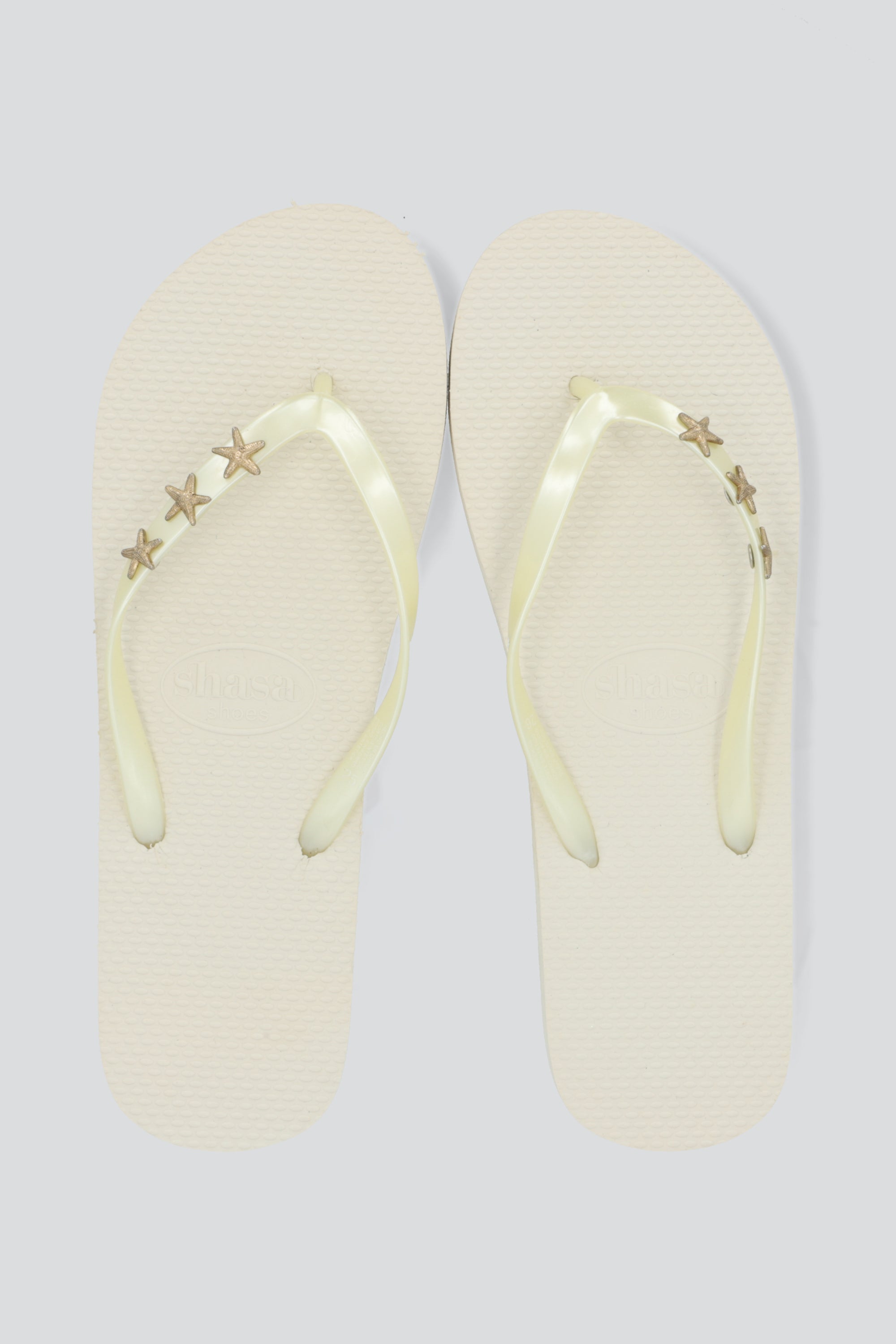 Flip flop detalle estrellas BEIGE