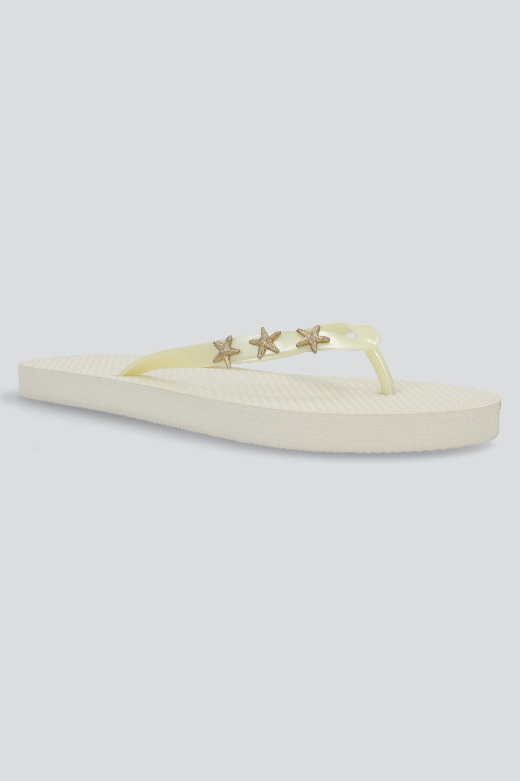 Flip flop detalle estrellas BEIGE