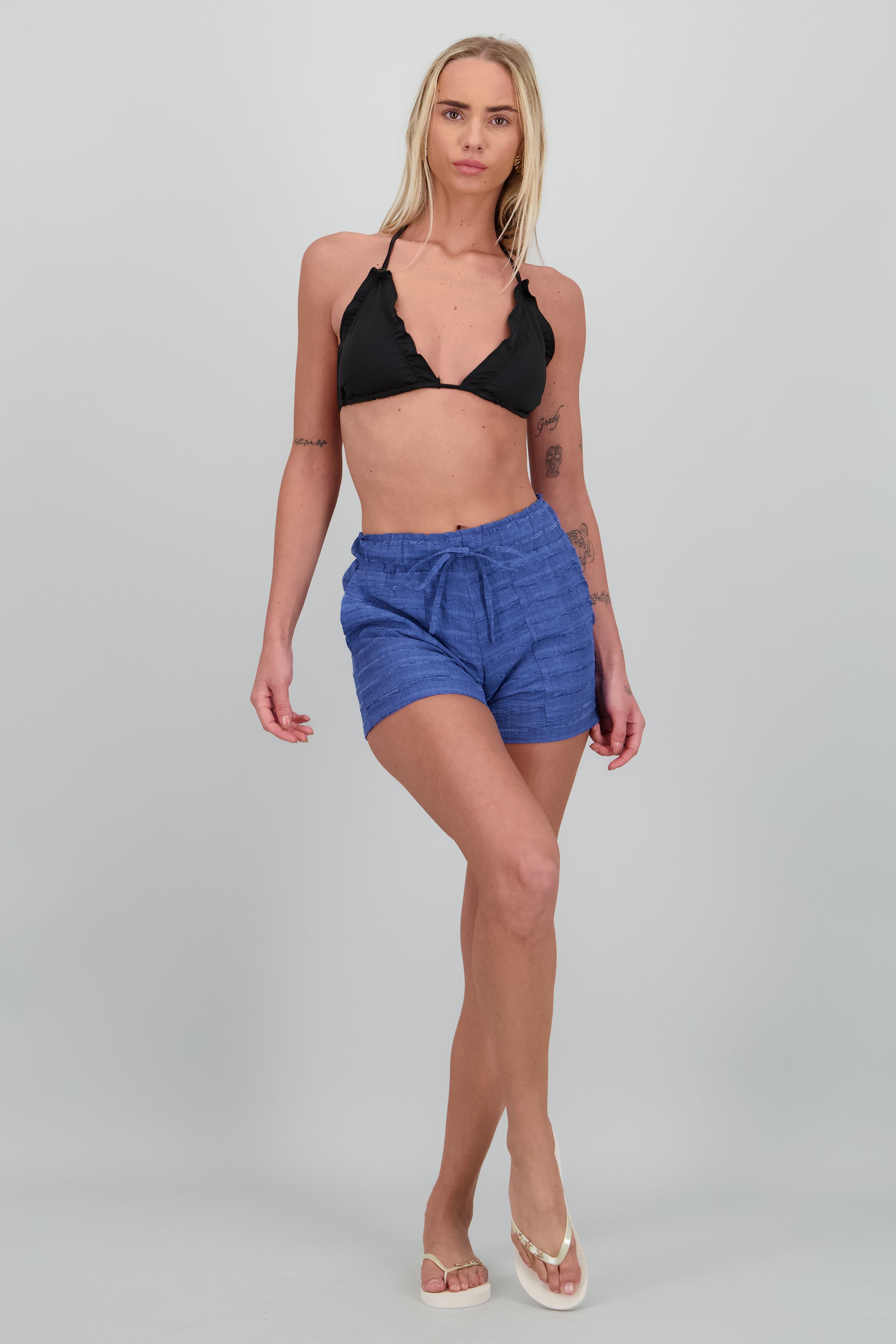 Flip flop detalle estrellas BEIGE