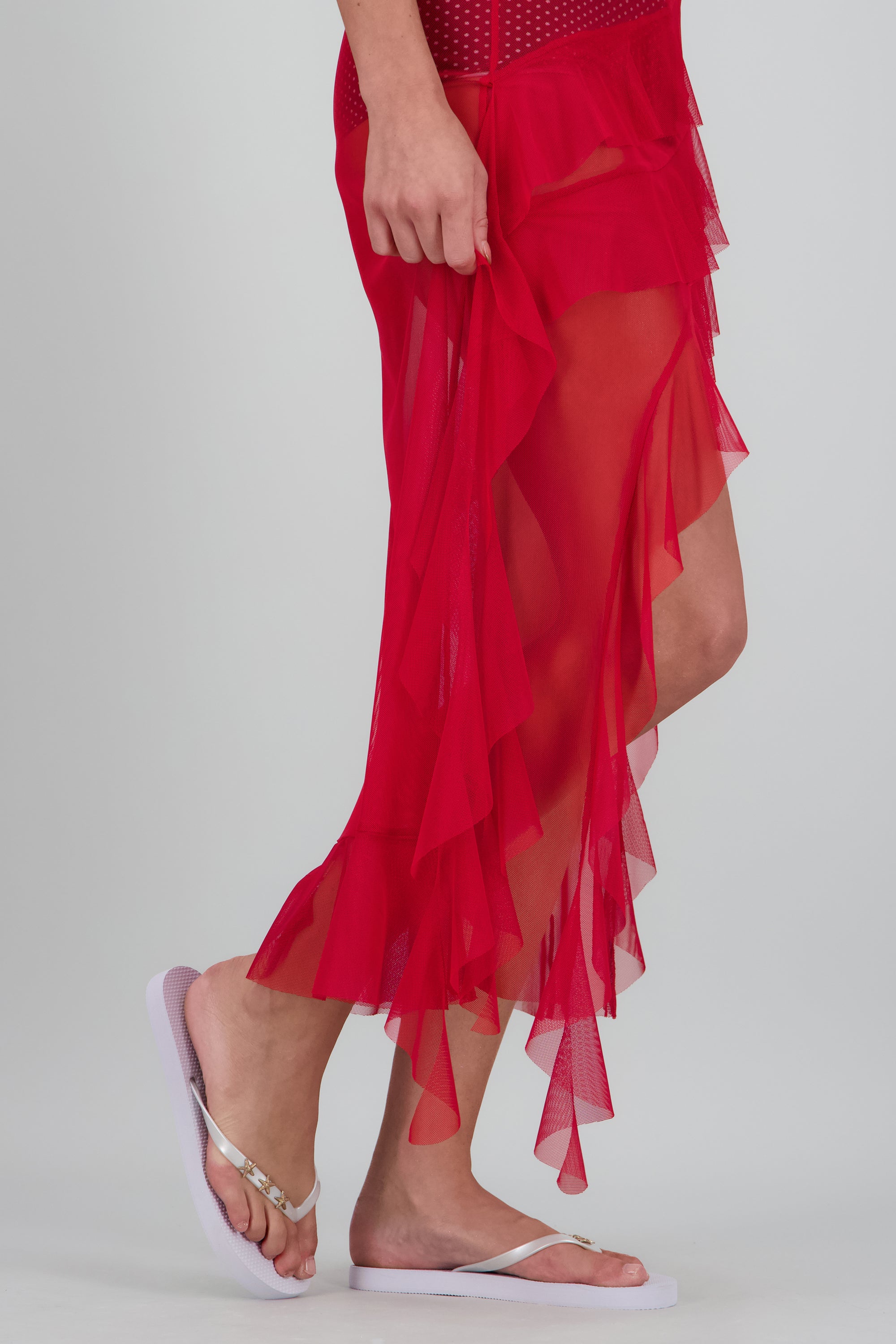 Flip flop detalle estrellas BLANCO