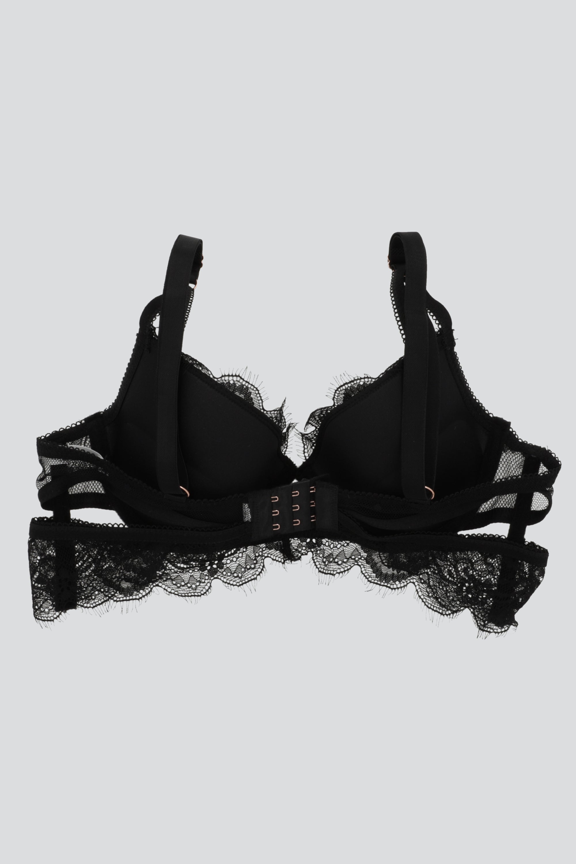 Bra mesh encaje NEGRO