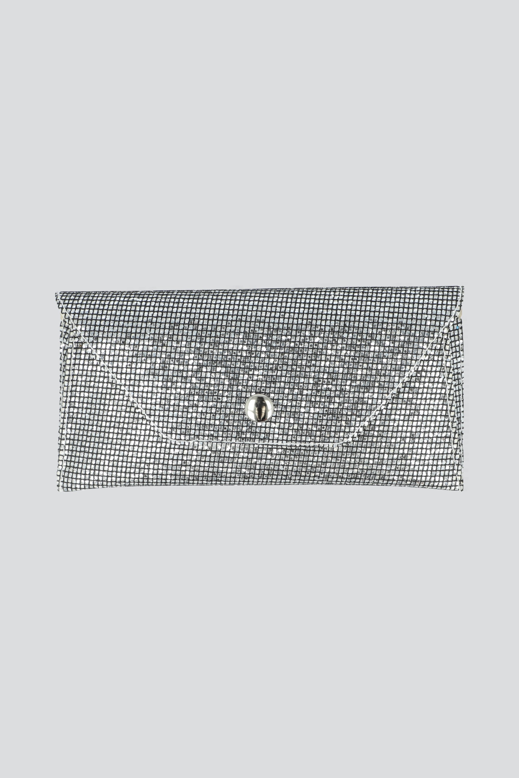 Funda para lentes textura brillante PLATA
