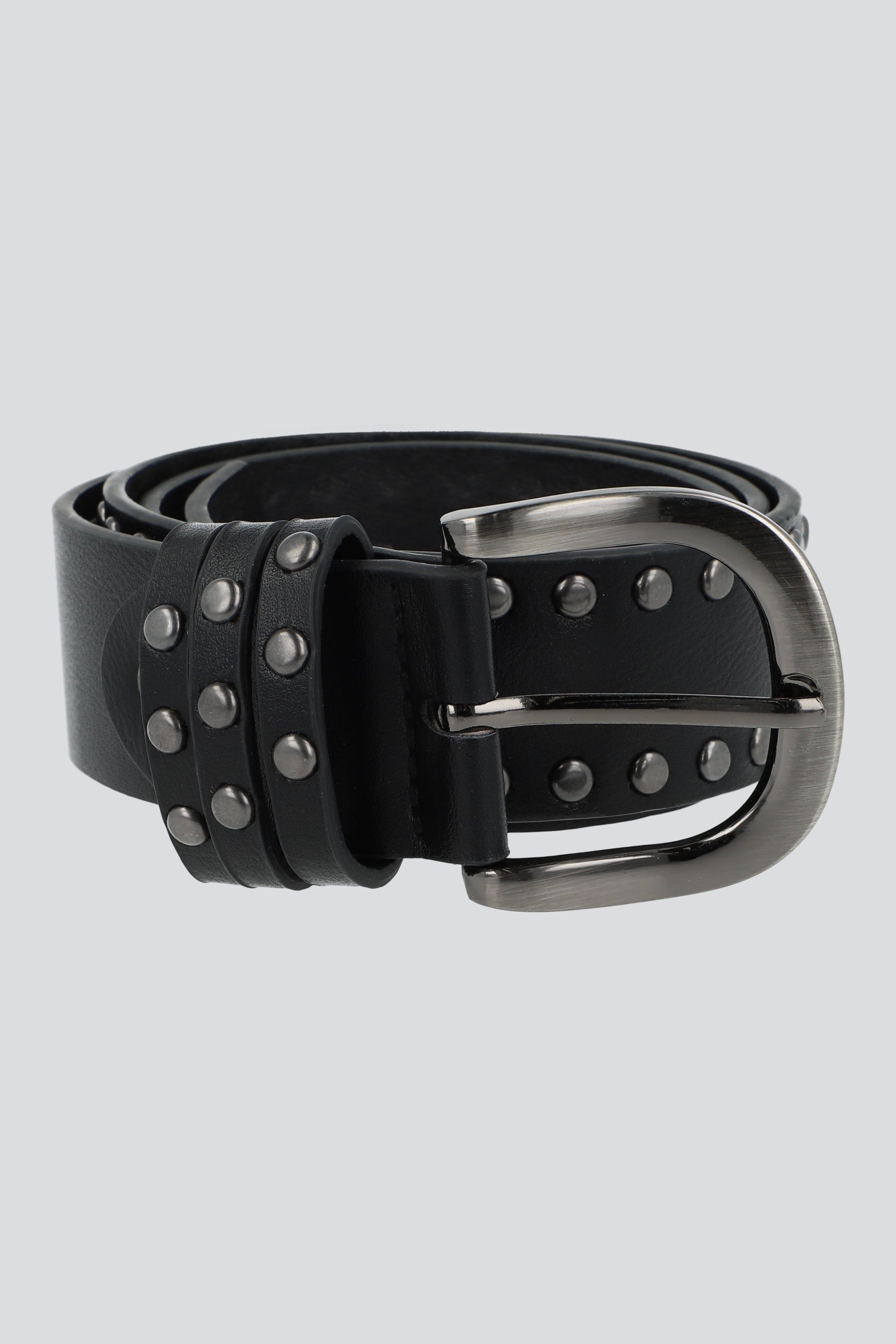 Cinturon lineas studs NEGRO