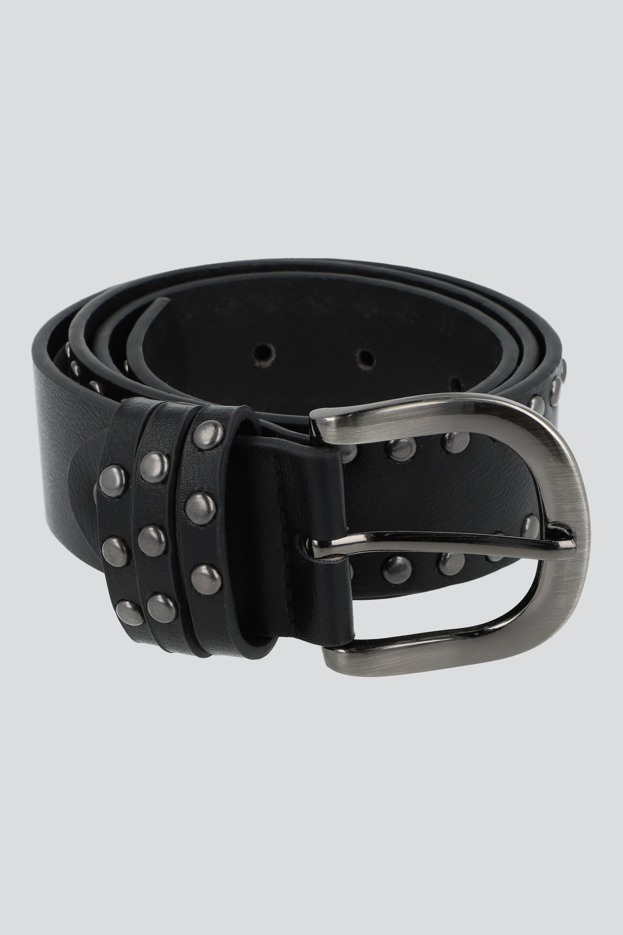 Cinturon lineas studs NEGRO