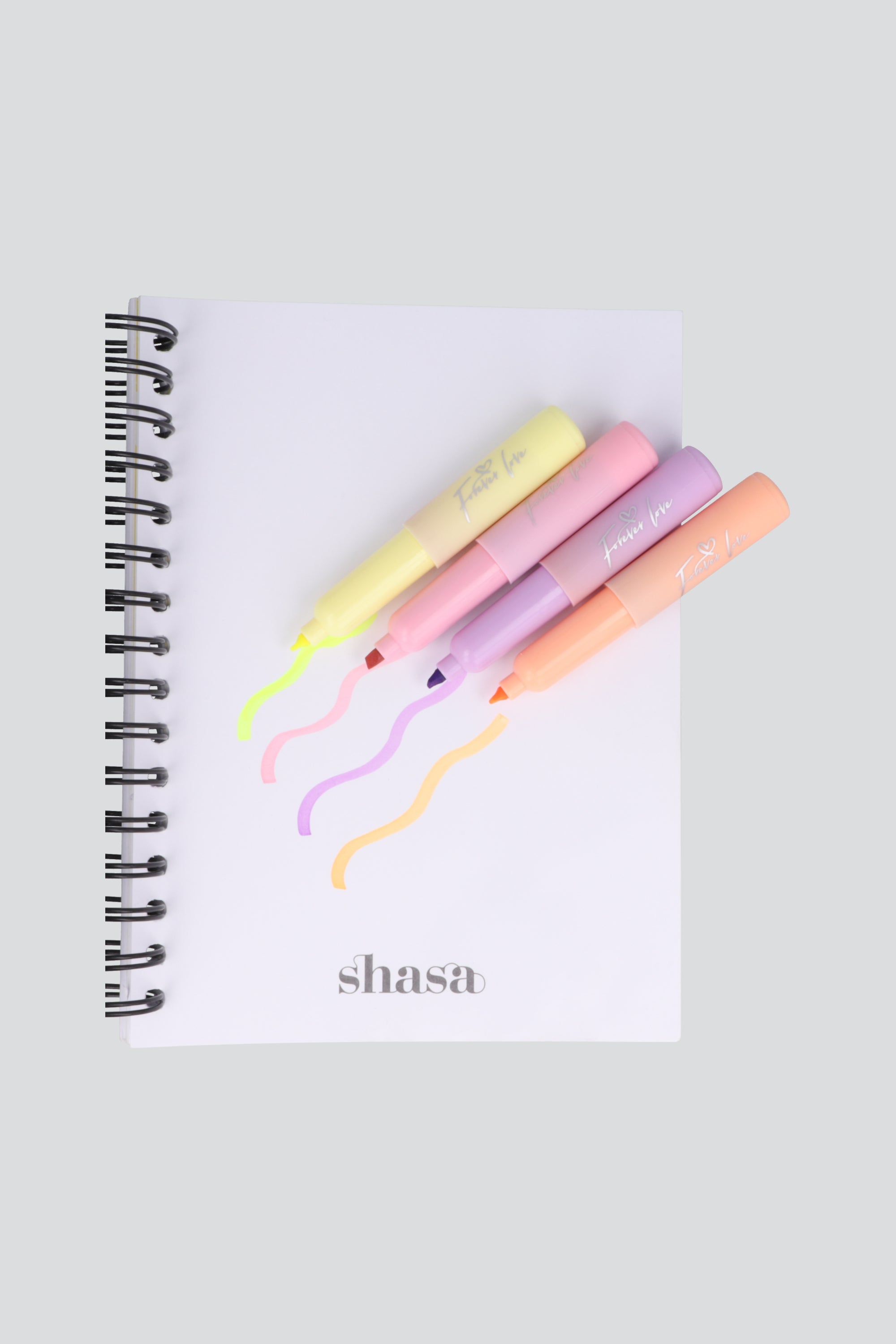 Set 4 plumones corazon MULTICOLOR