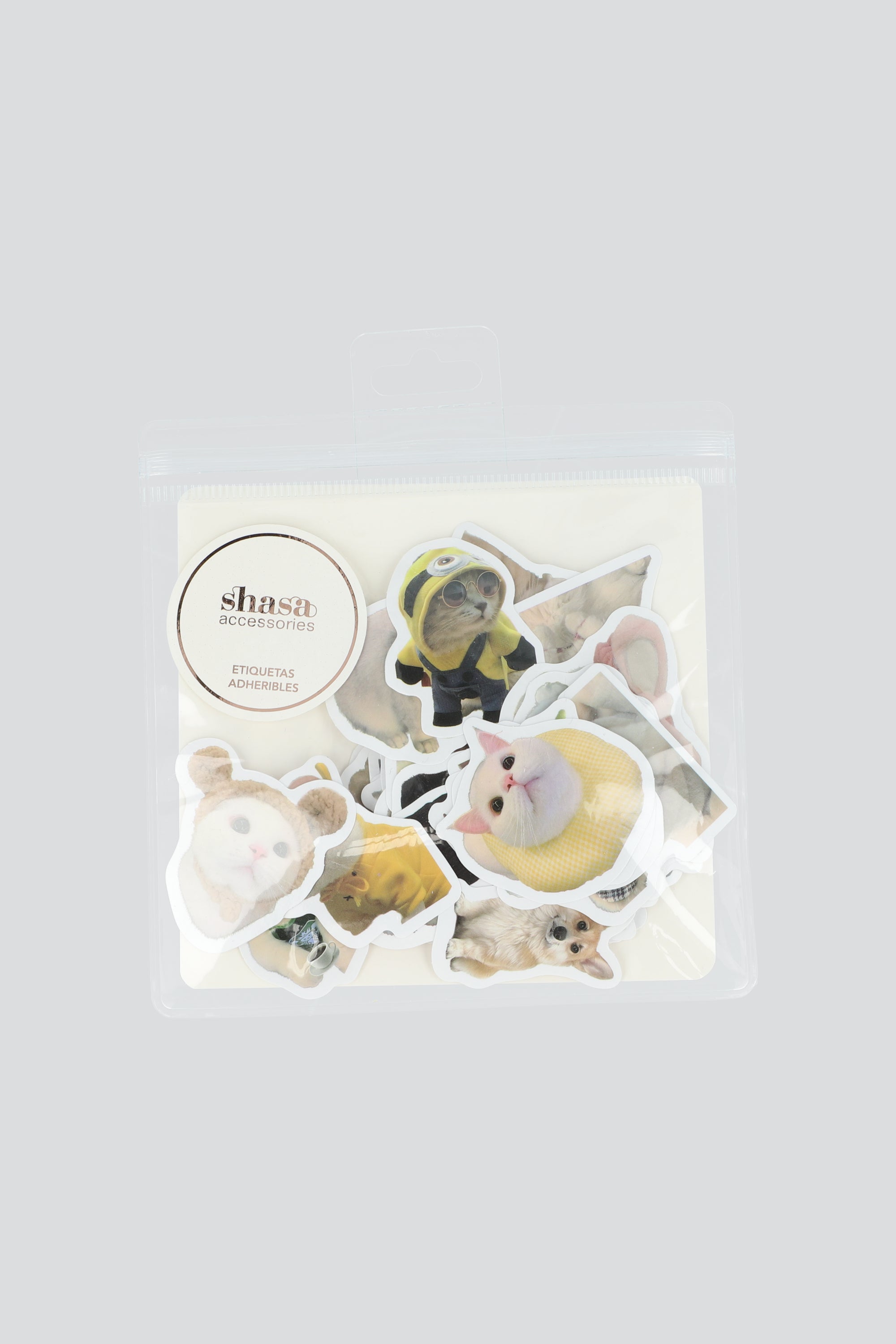 Set 60 stickers gatitos MULTICOLOR