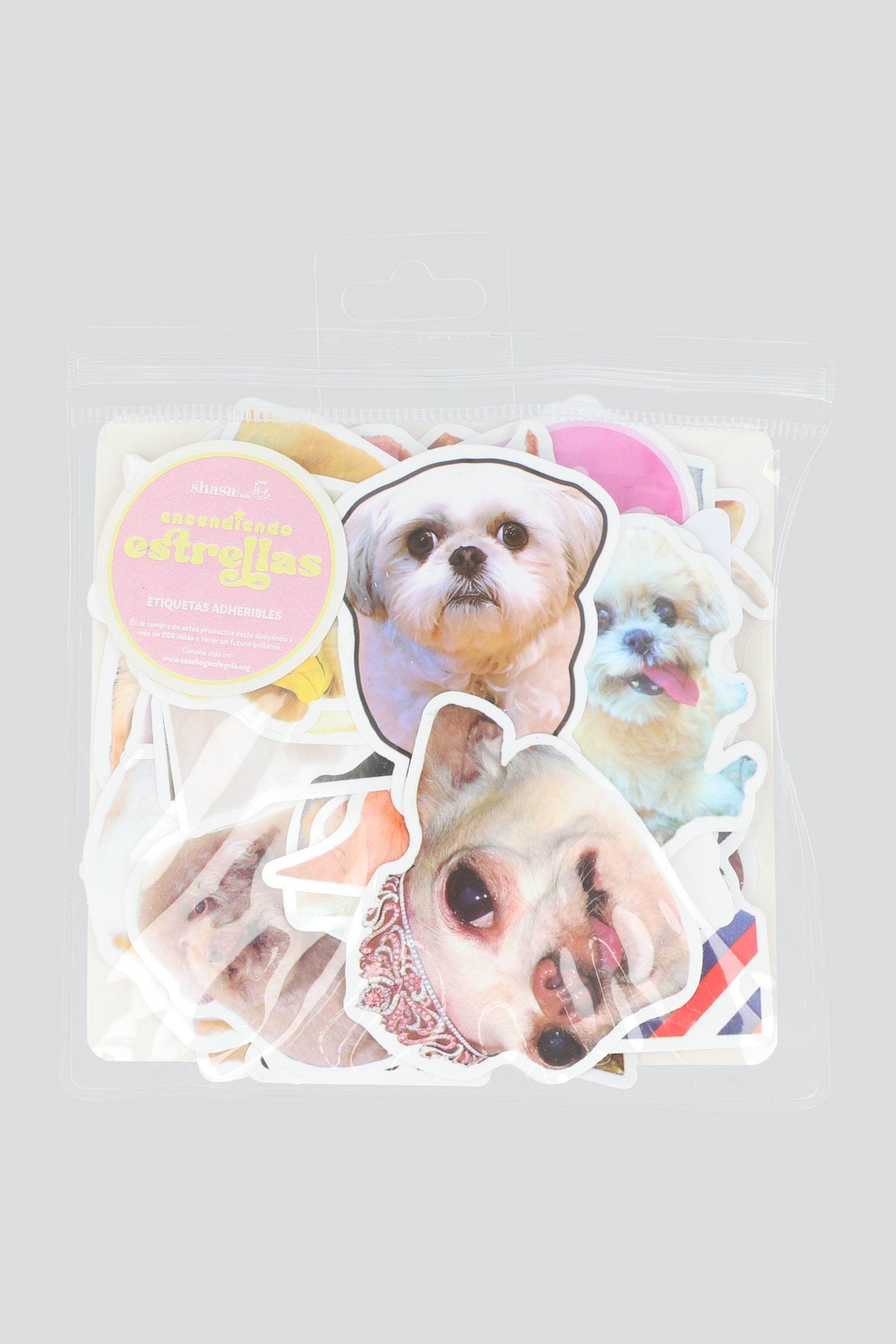 Set 50 stickers perrito MULTICOLOR