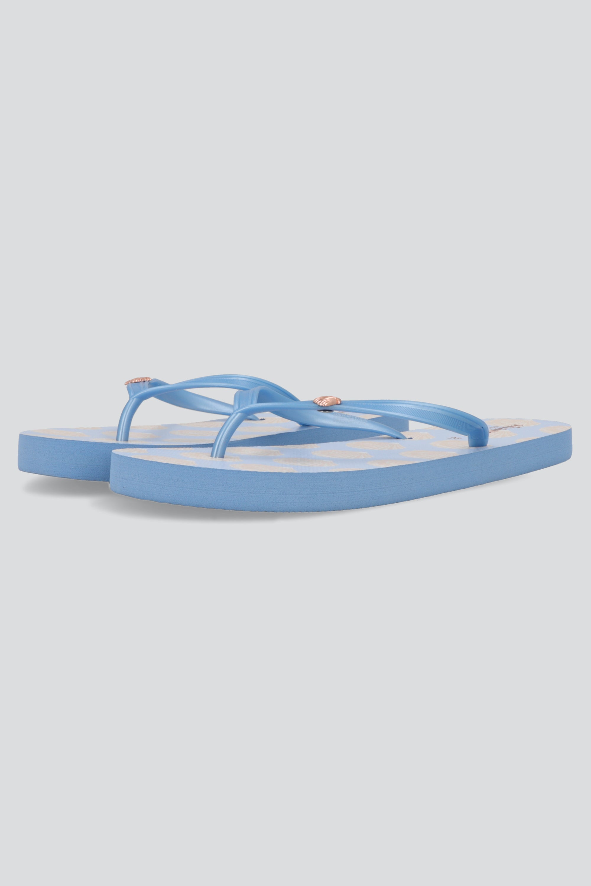 Flip flop print conchitas AZUL COMBO