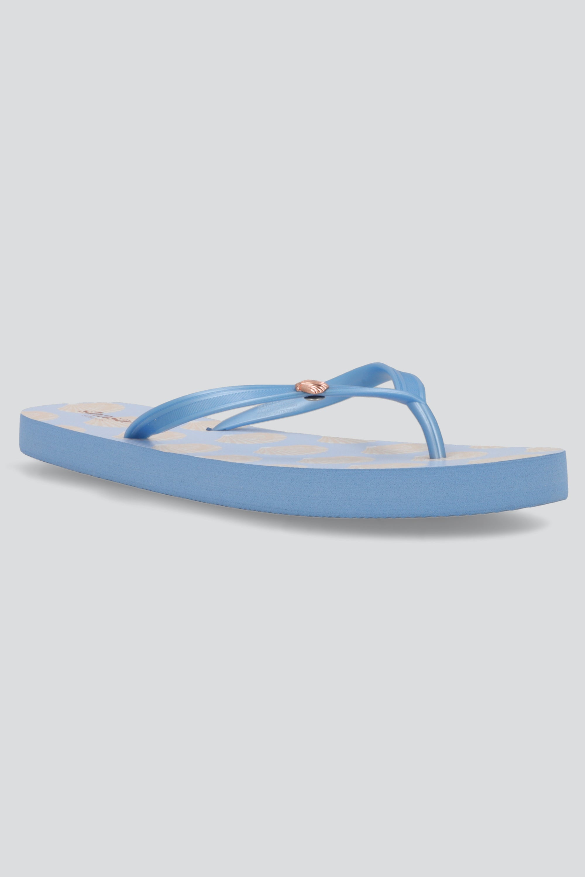 Flip flop print conchitas AZUL COMBO