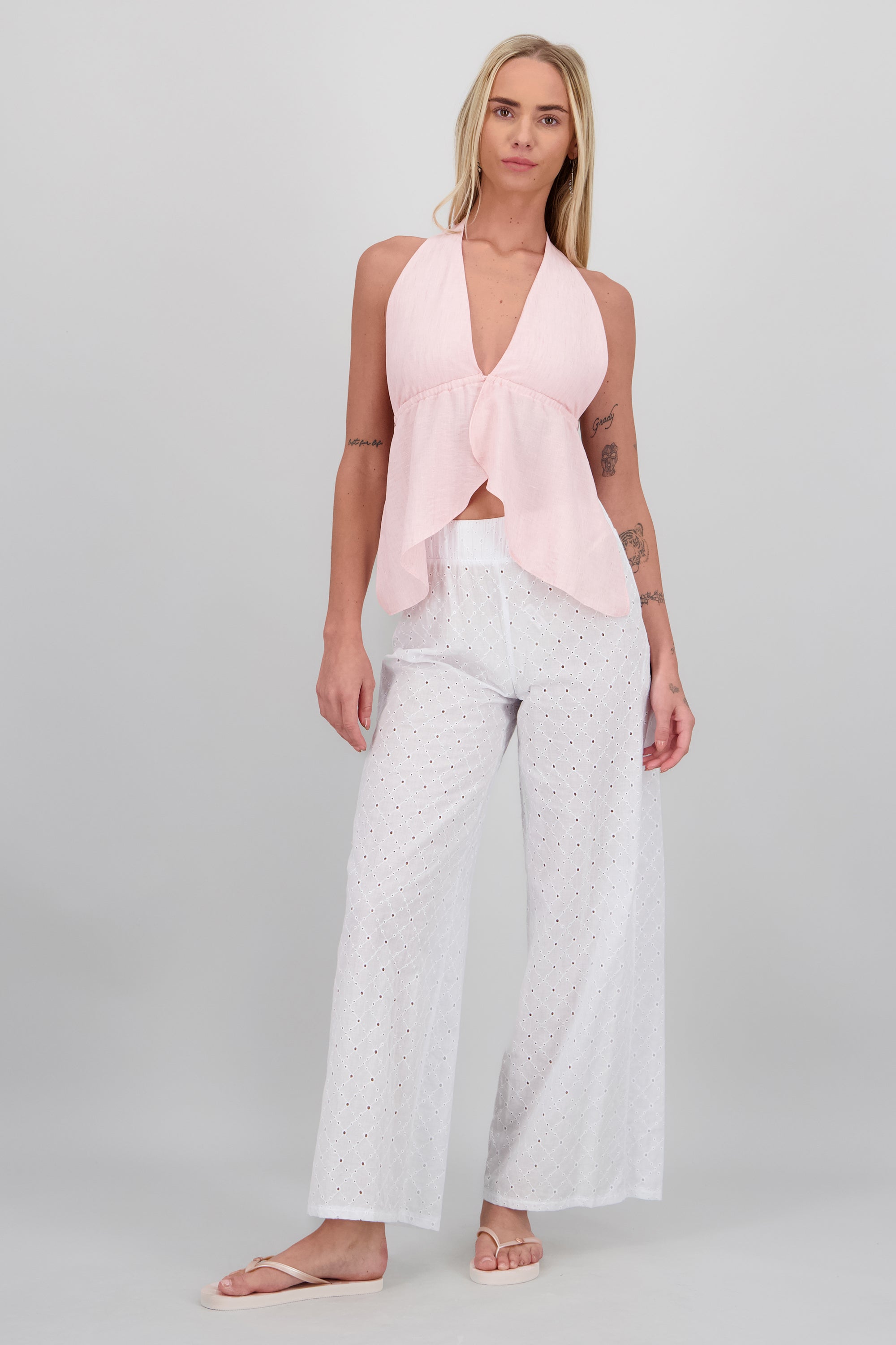 Flip flop print conchitas BLUSH