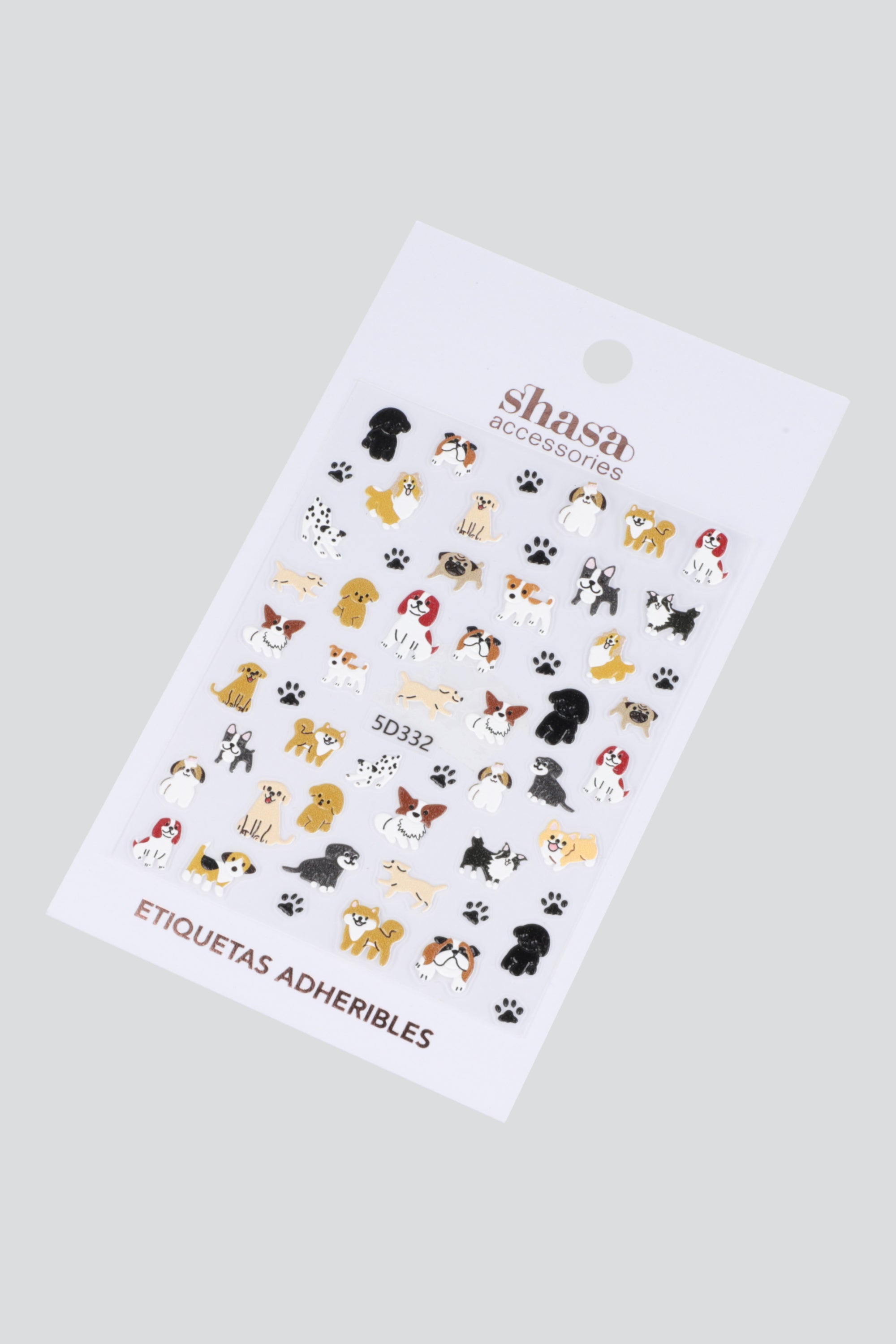 Plantilla stickers perritos MULTICOLOR