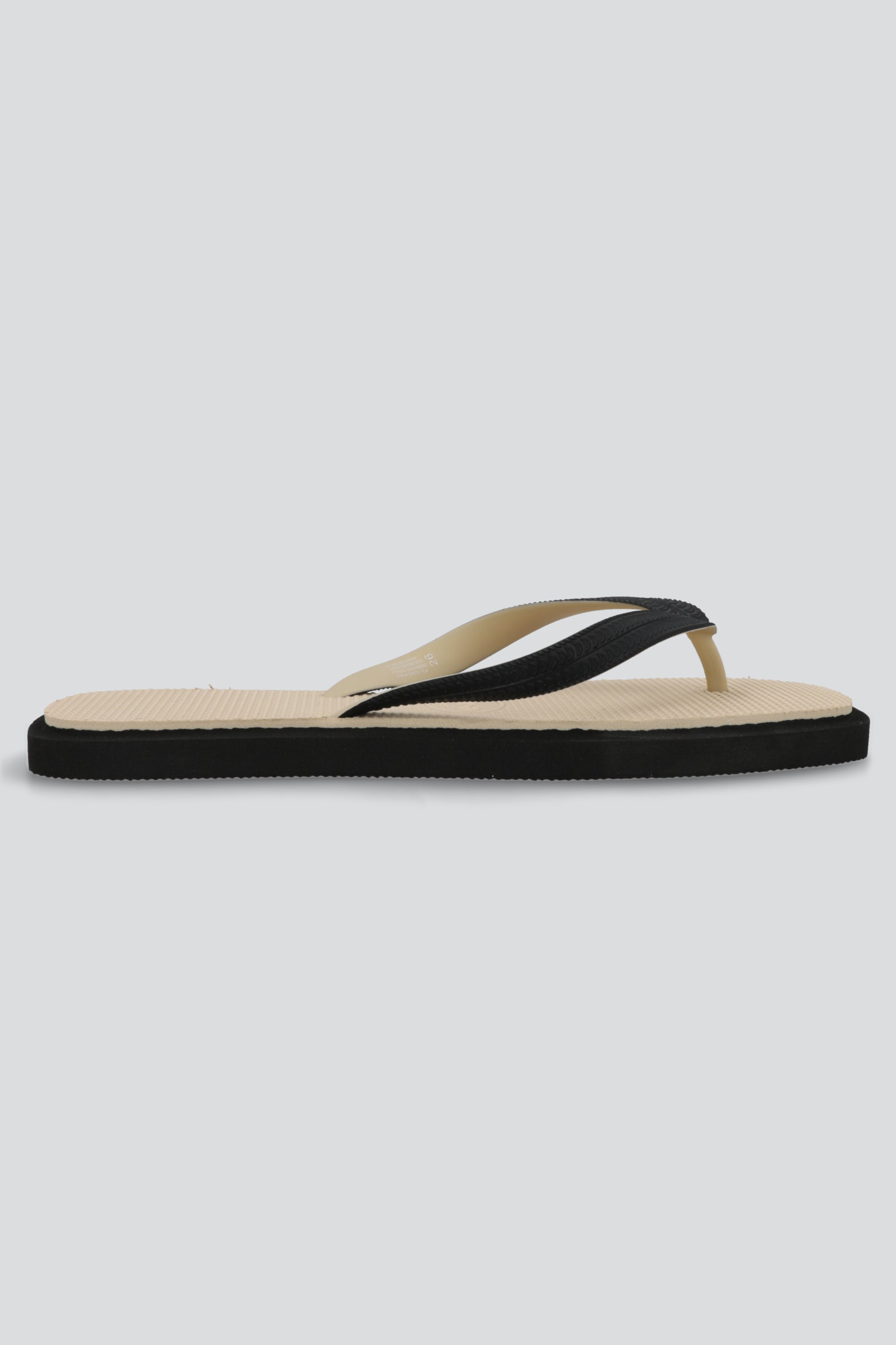 Flip flop contrast rebanada NEGRO