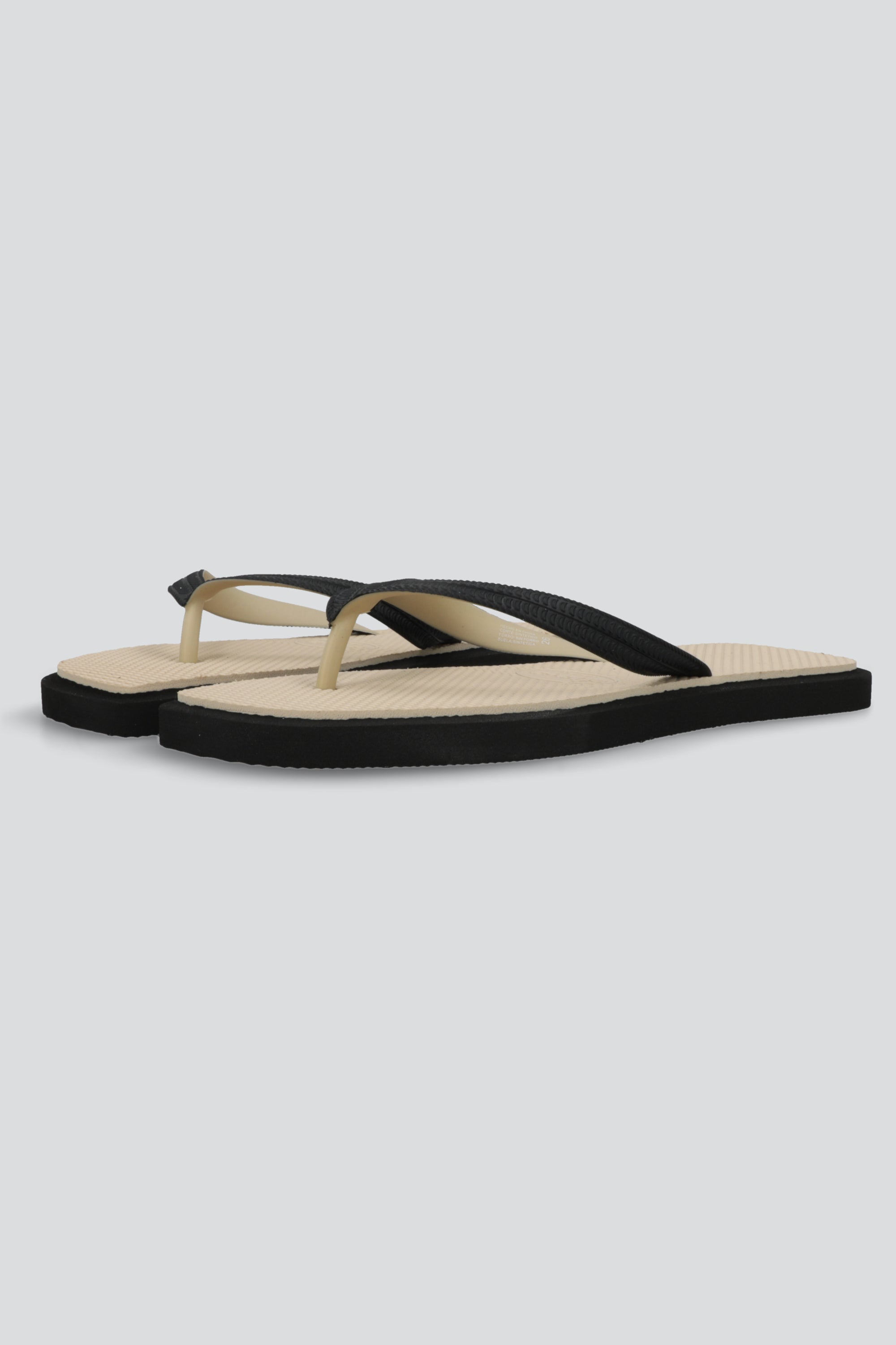 Flip flop contrast rebanada NEGRO