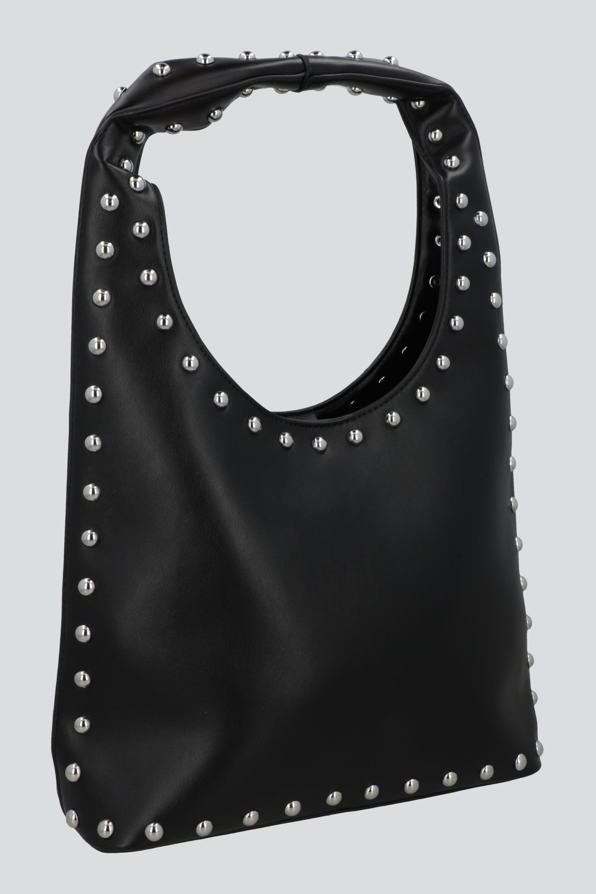 Bolsa tote estructurada studs NEGRO