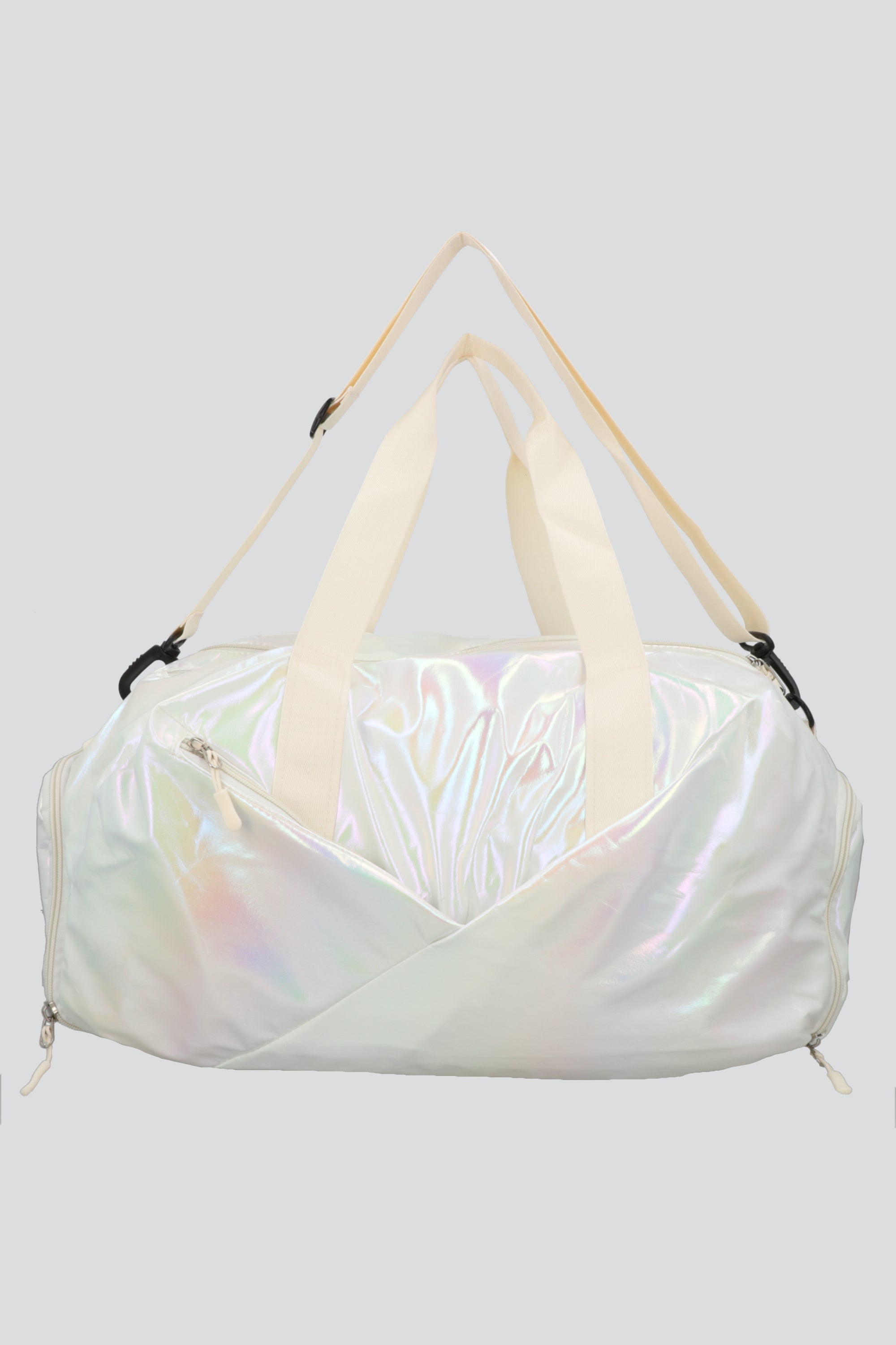 Maleta gym iridiscente BLANCO