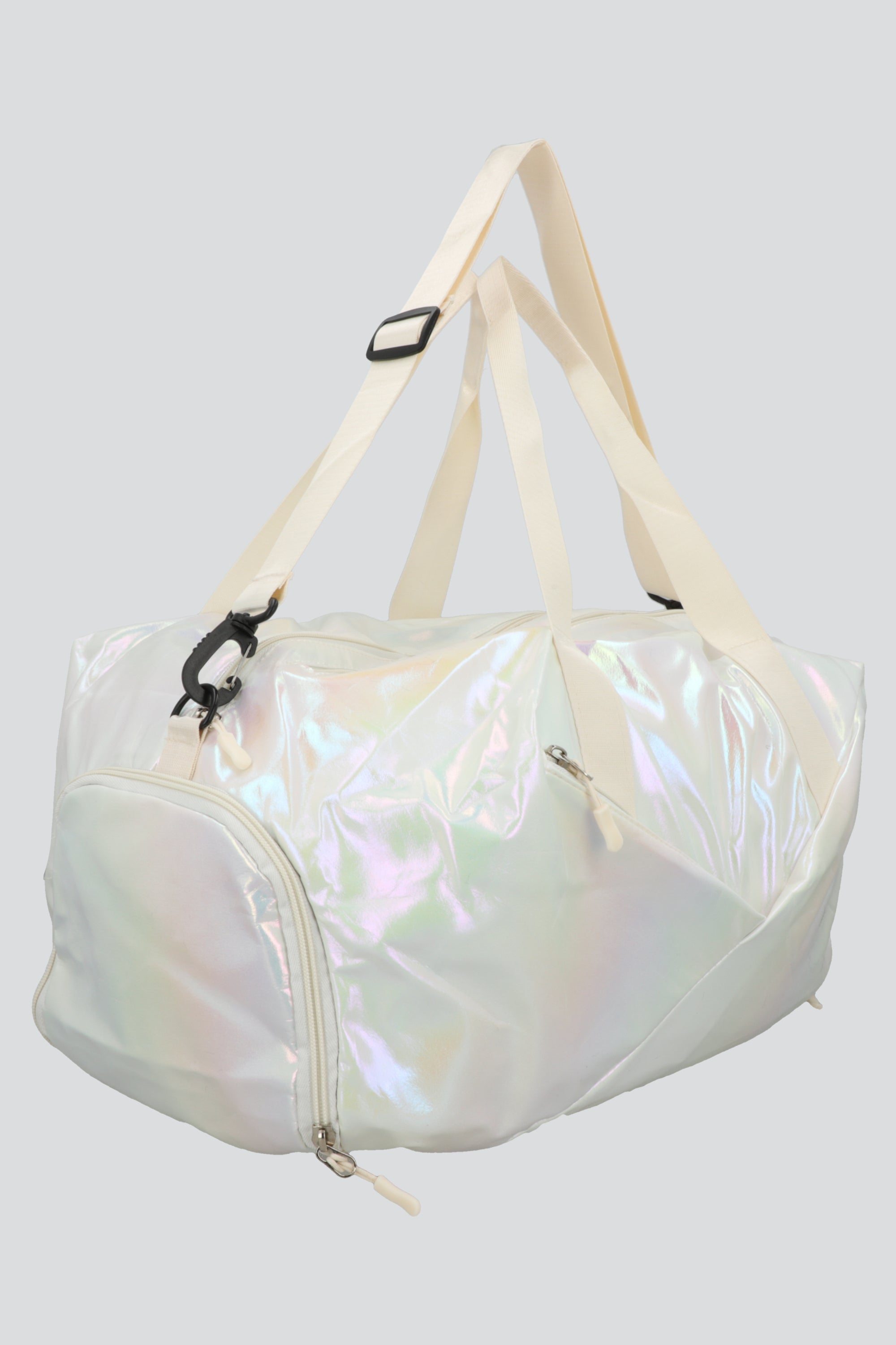 Maleta gym iridiscente BLANCO