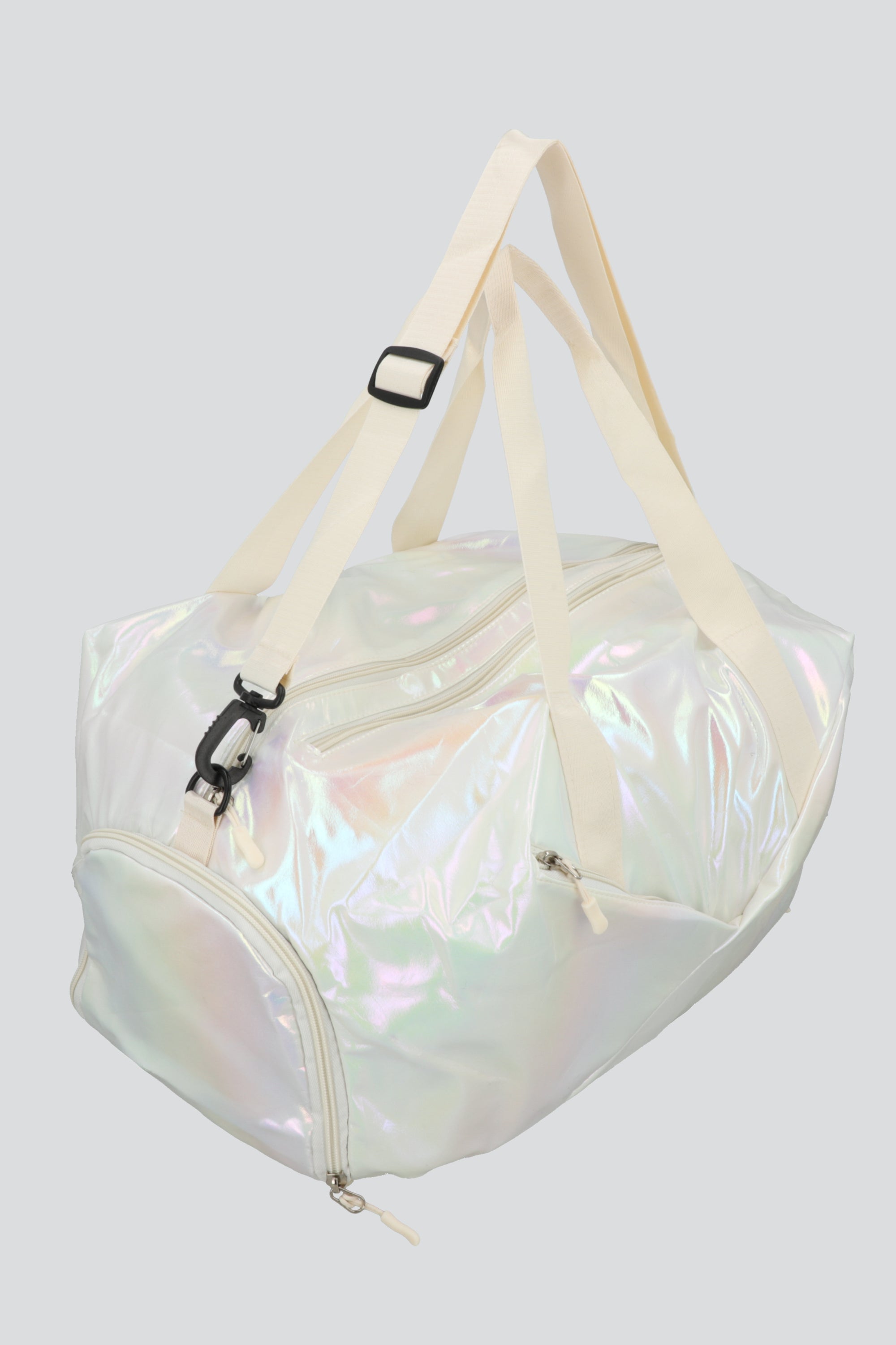 Maleta gym iridiscente BLANCO