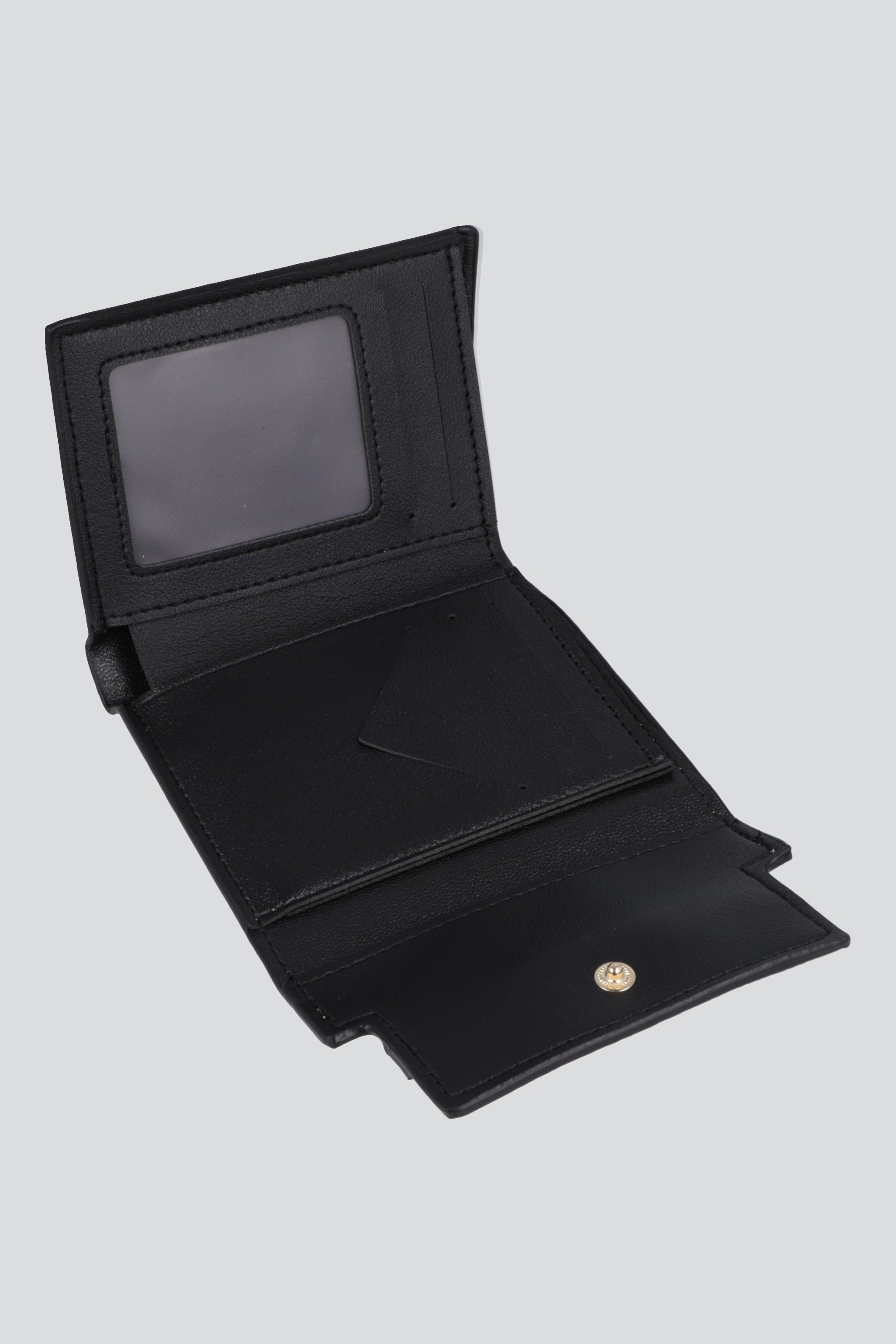 Cartera estructurada broche TAUPE