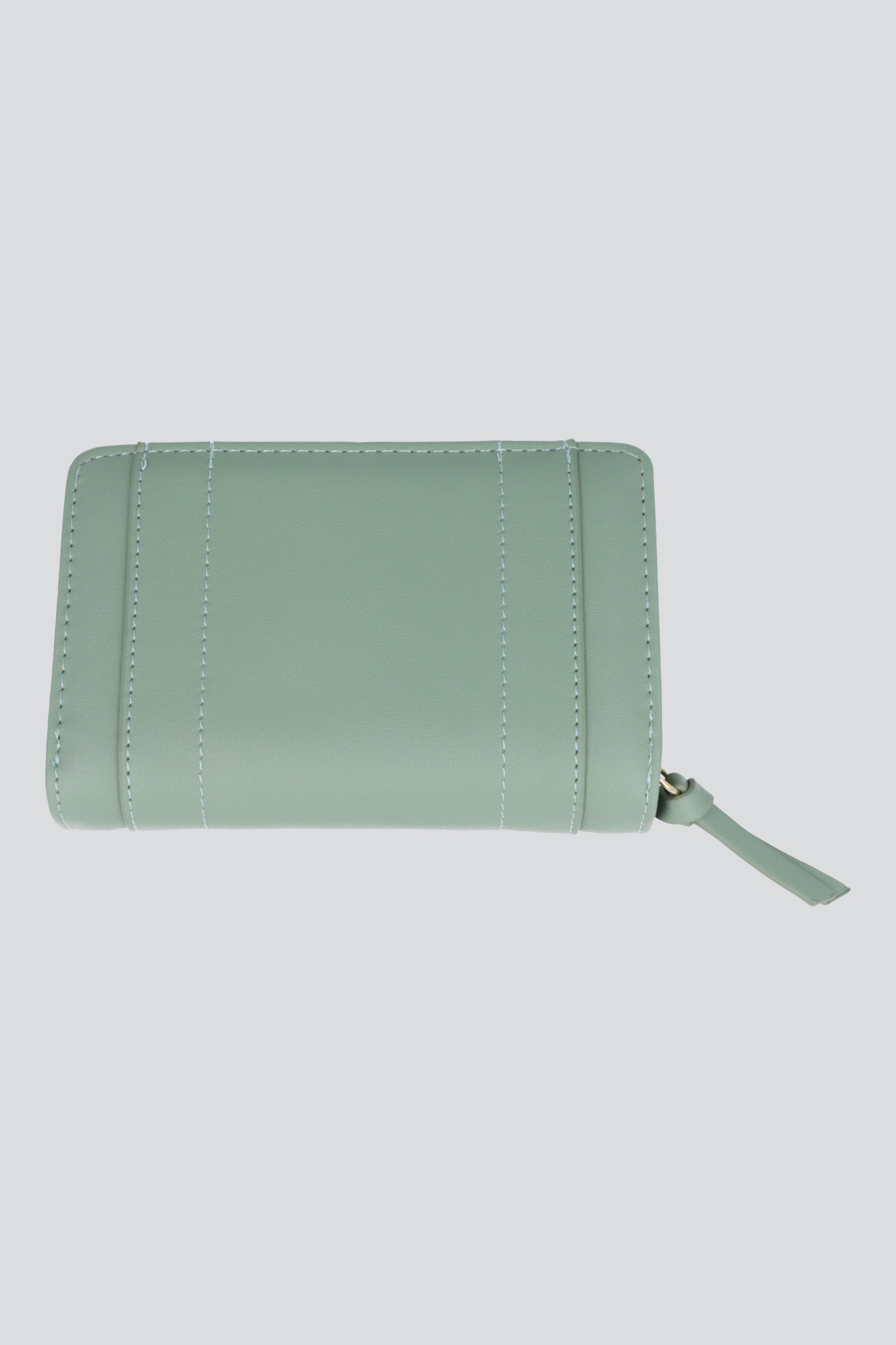 Cartera zipper cintas VERDE