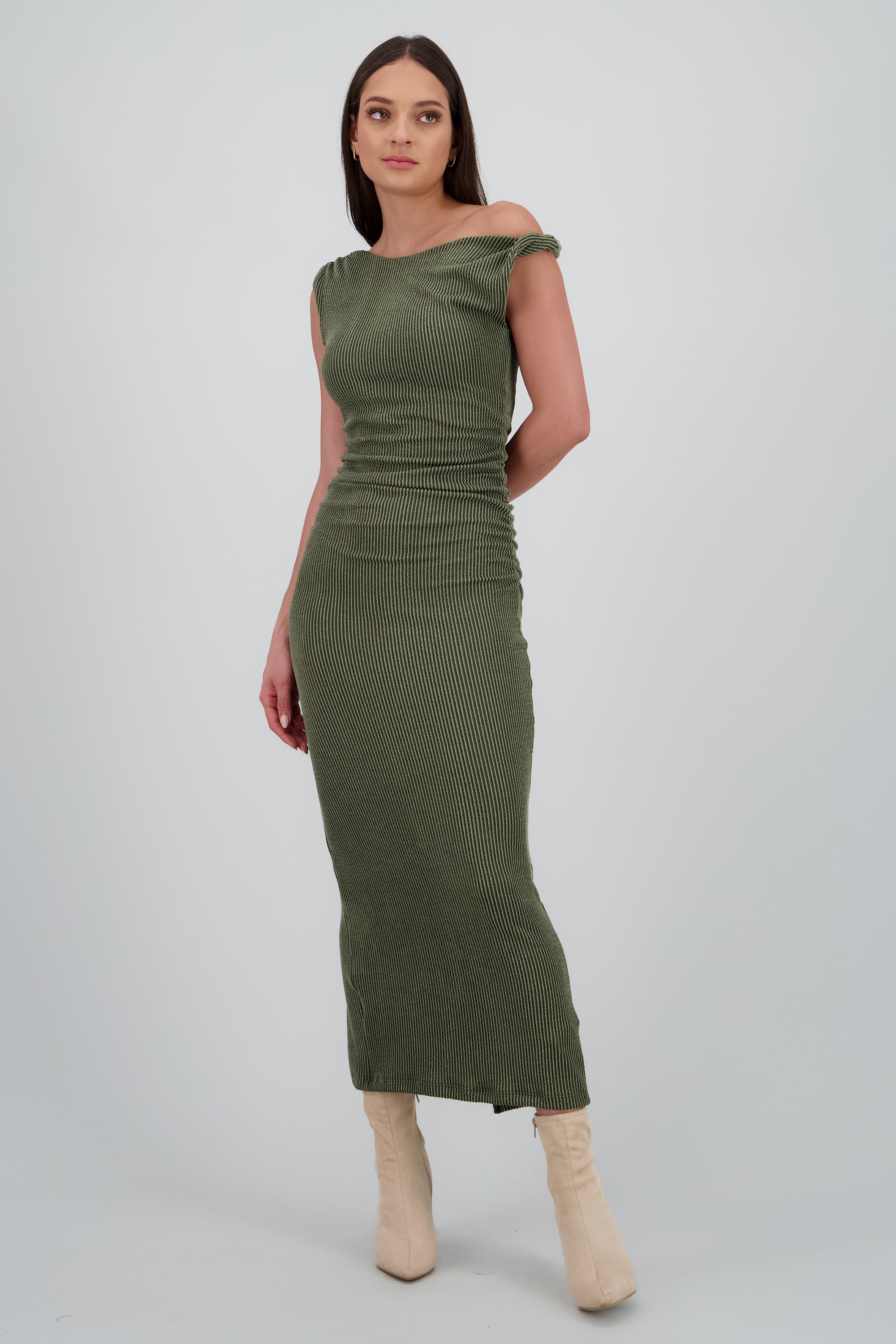 Vestido maxi det hombro SAGE