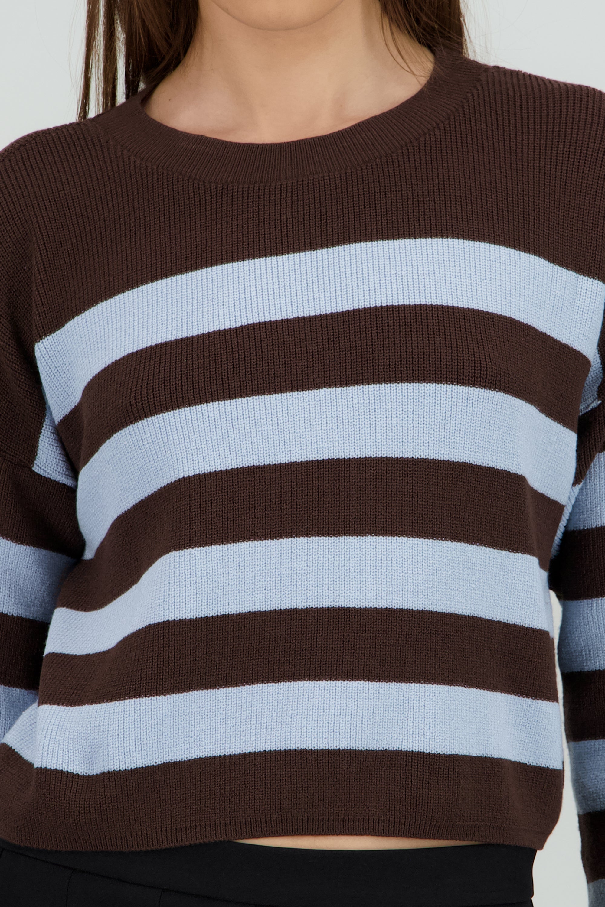 Sueter cuello redondo rayas AZUL COMBO