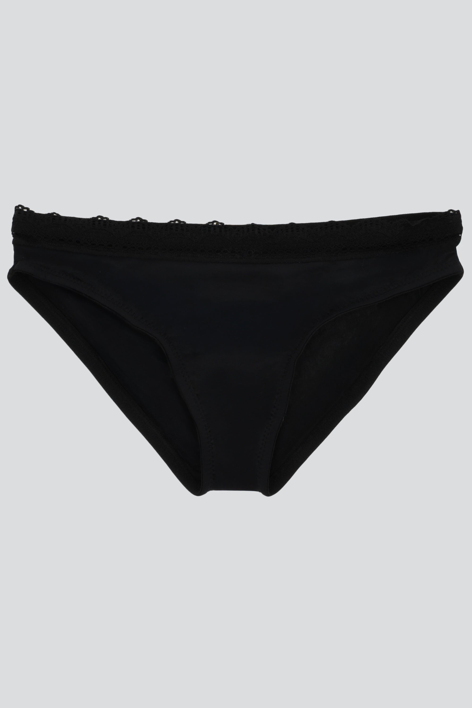 Bikini encaje bies NEGRO