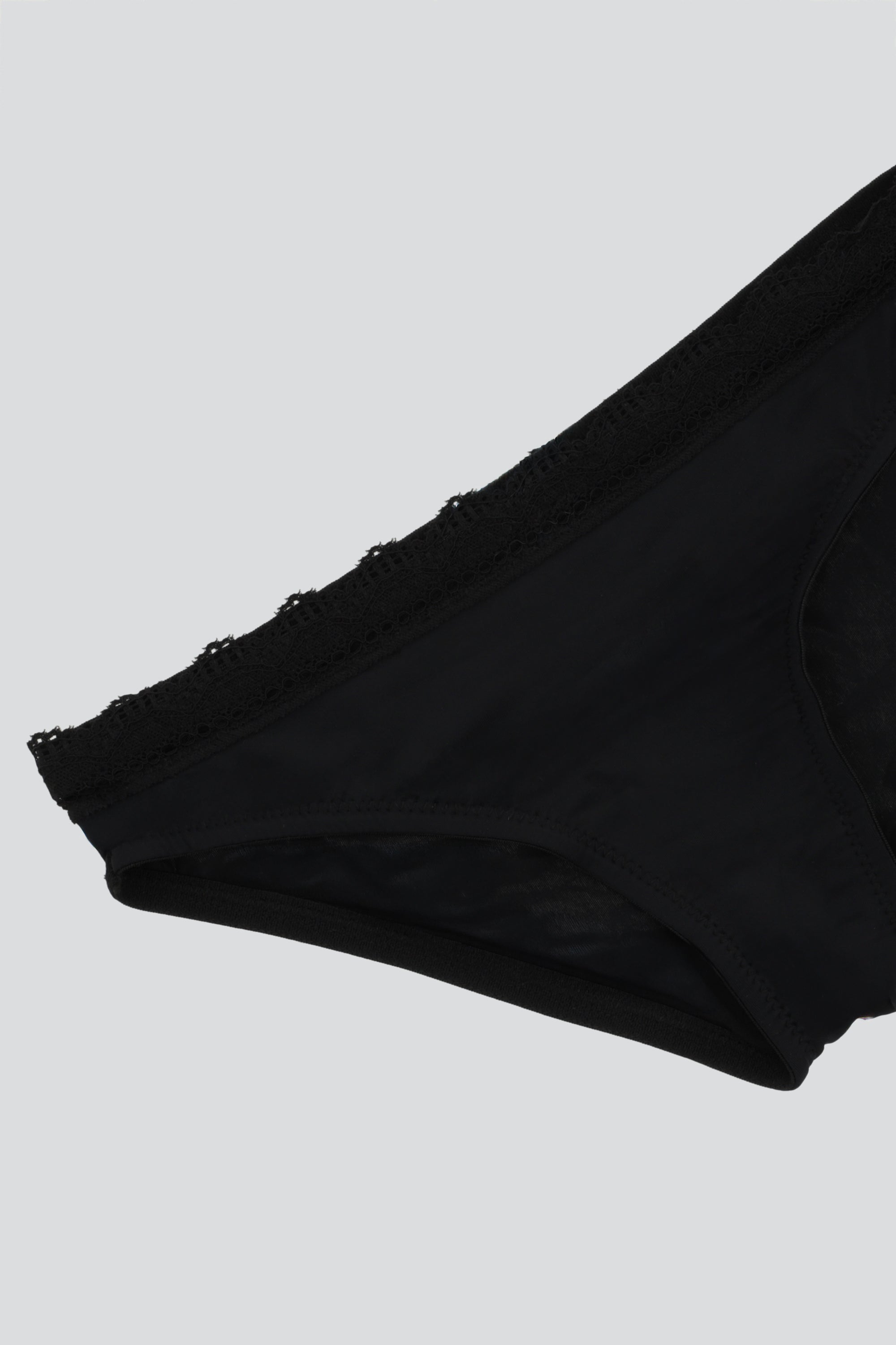 Bikini encaje bies NEGRO
