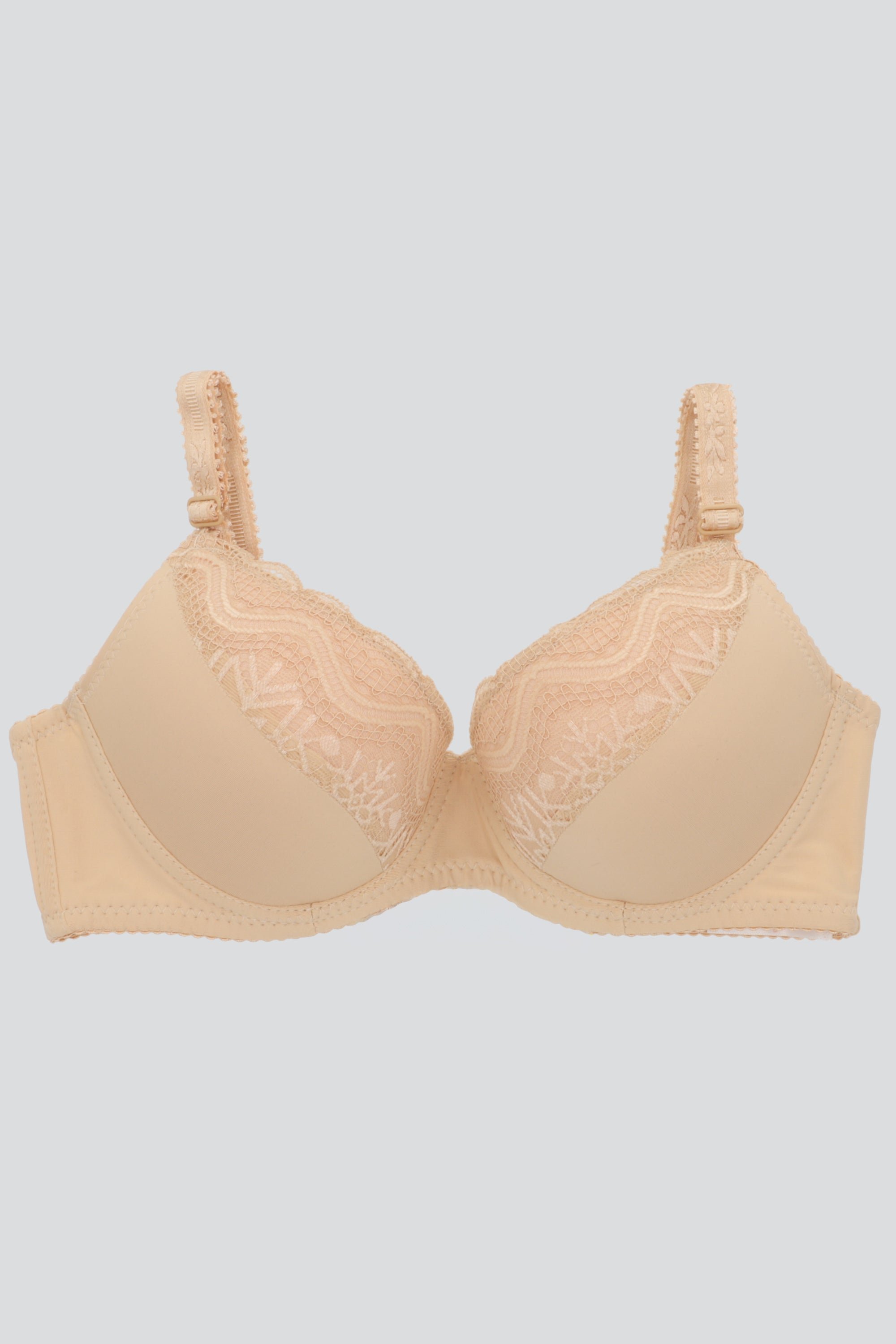 Bra encaje lycra NUDE