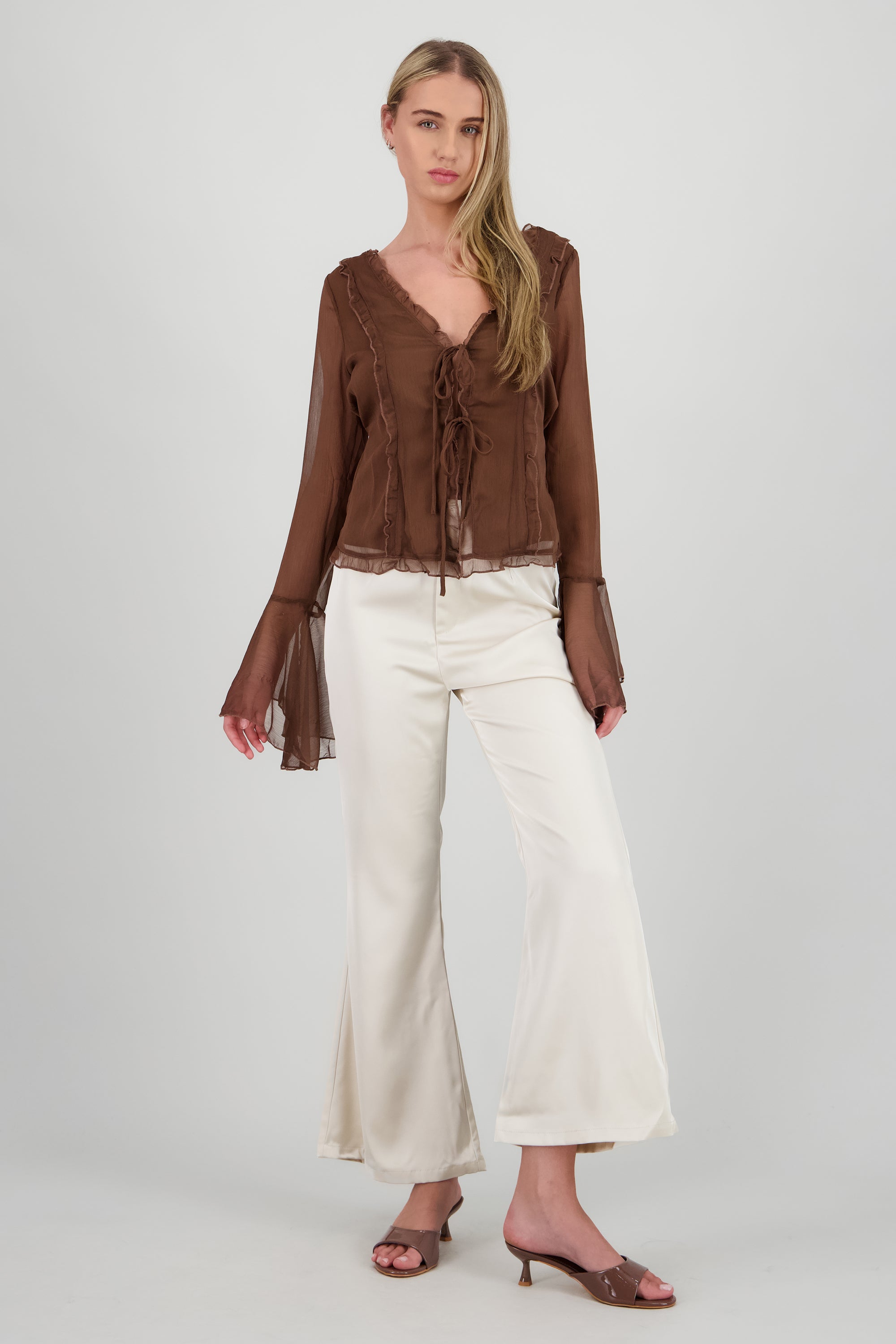 Pantalon sastreados satin ARENA