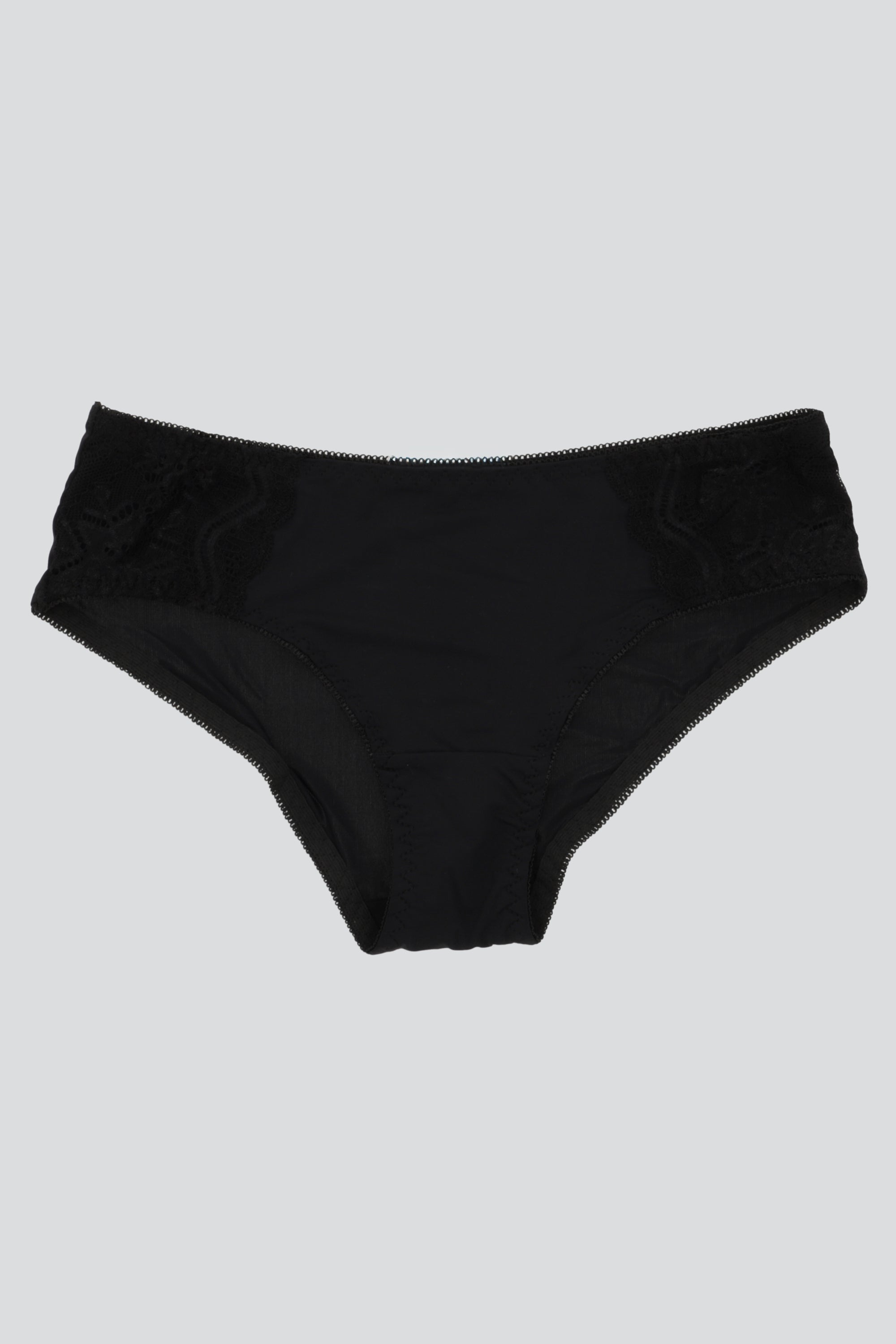 Bikini encaje lycra NEGRO