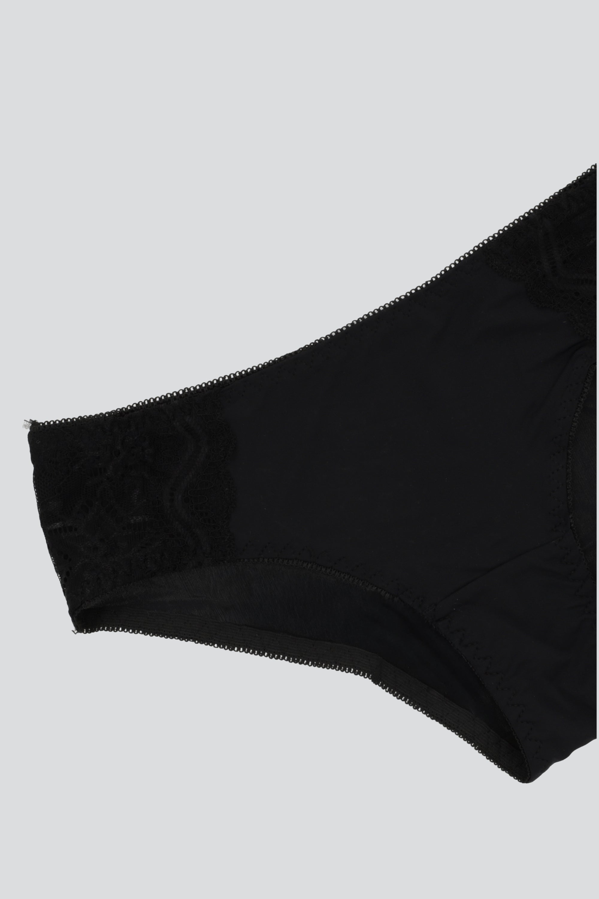 Bikini encaje lycra NEGRO