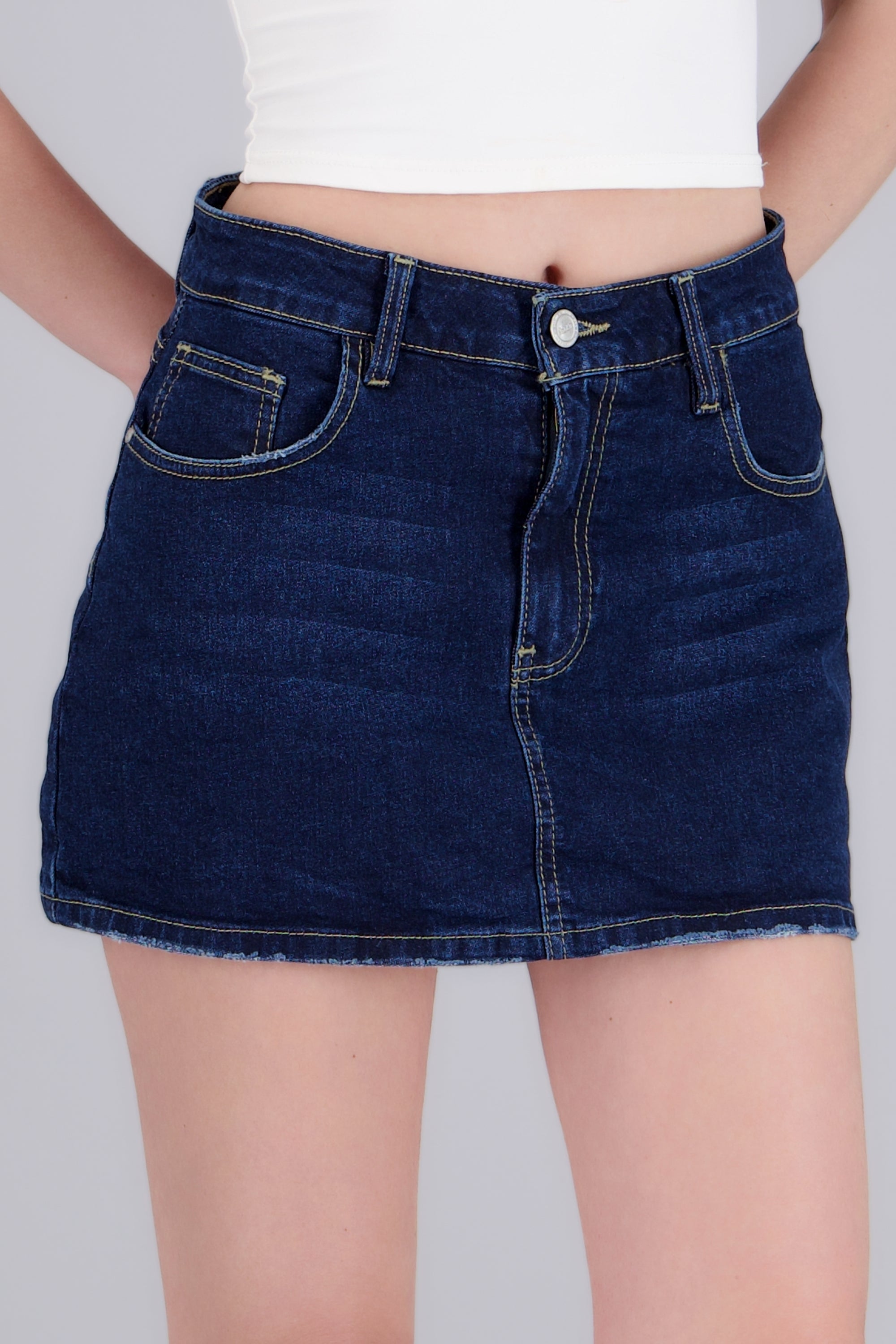 Skort mini básica DARK WASH