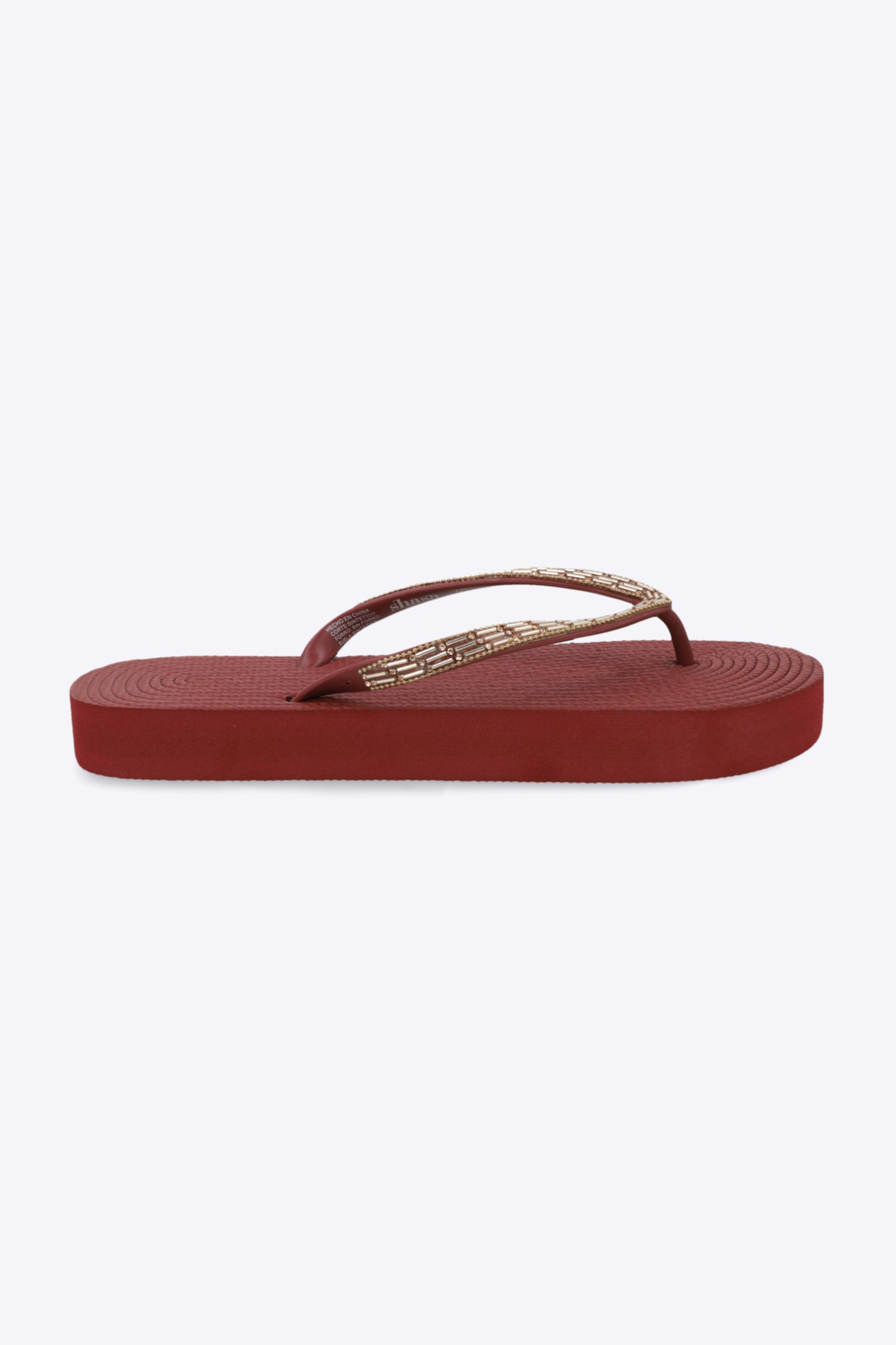 Flip flop chinela brillos largos