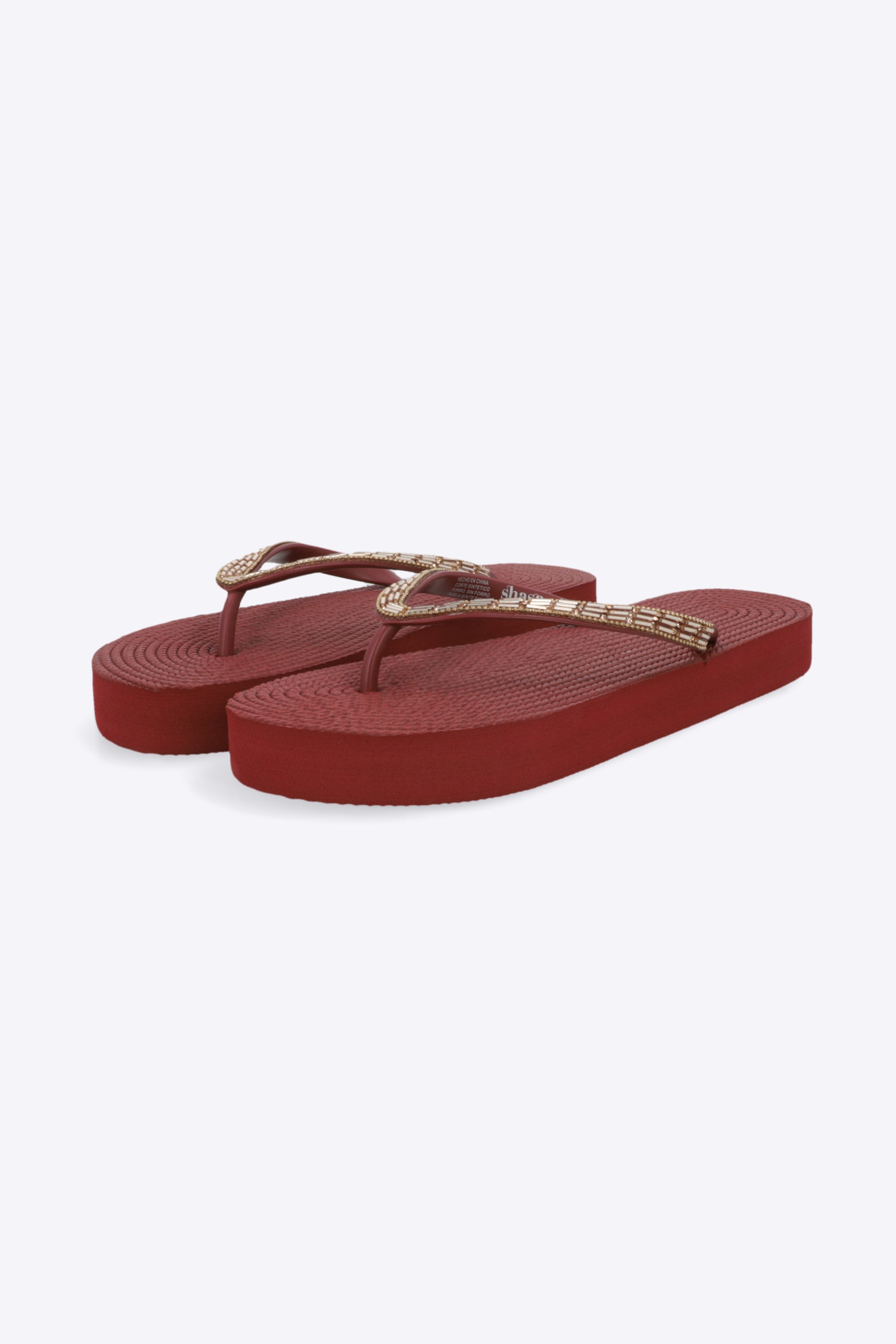 Flip flop chinela brillos largos