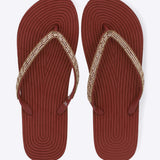 Flip flop chinela brillos largos