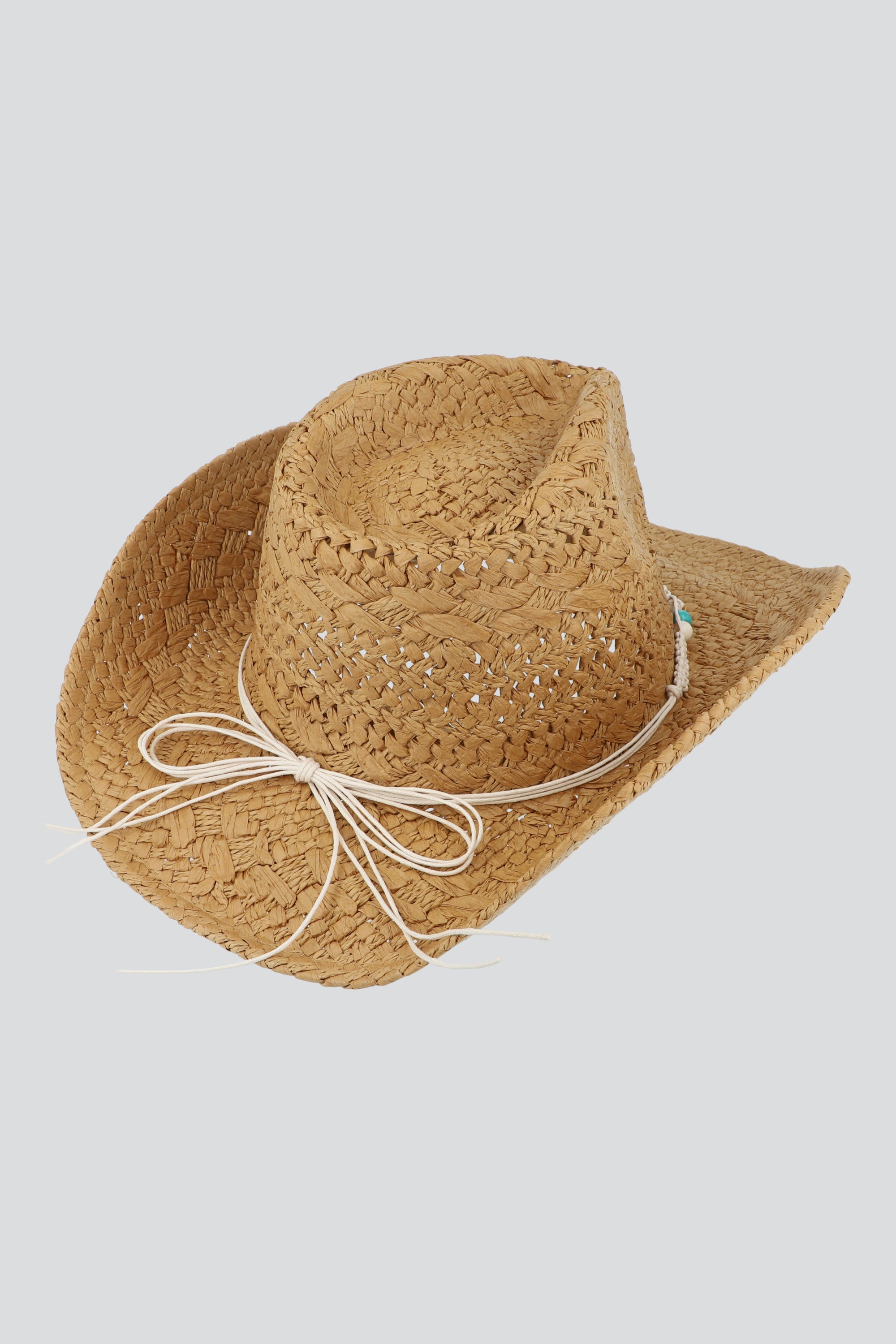 Sombrero calado conchas TAN