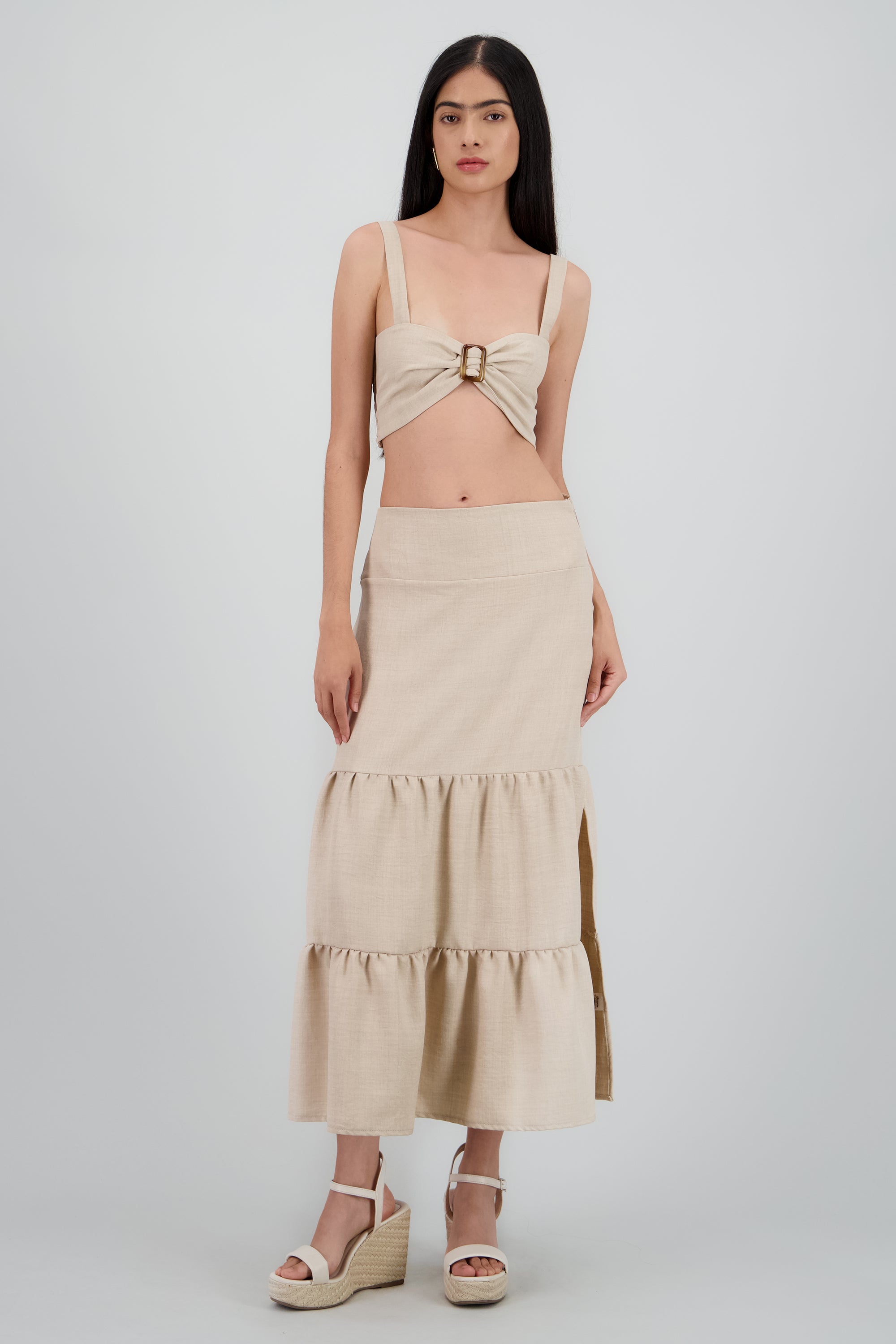 Falda cortes maxi aberturas ARENA