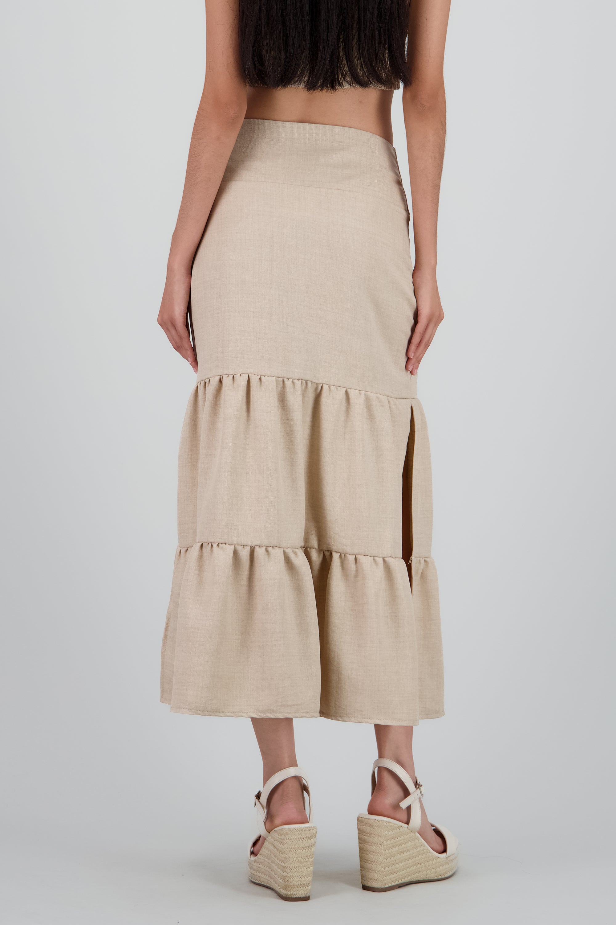 Falda cortes maxi aberturas ARENA